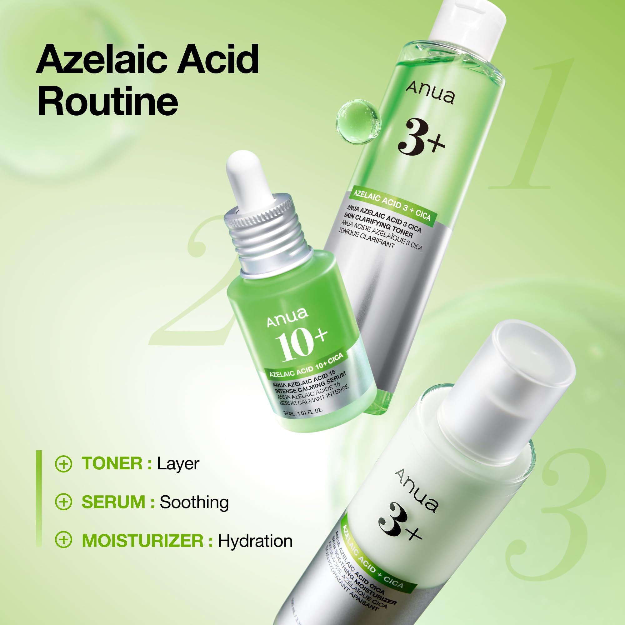 ANUA Azelaic Acid CICA Skin Soothing Moisturizer, 3.38 fl oz - ANUA