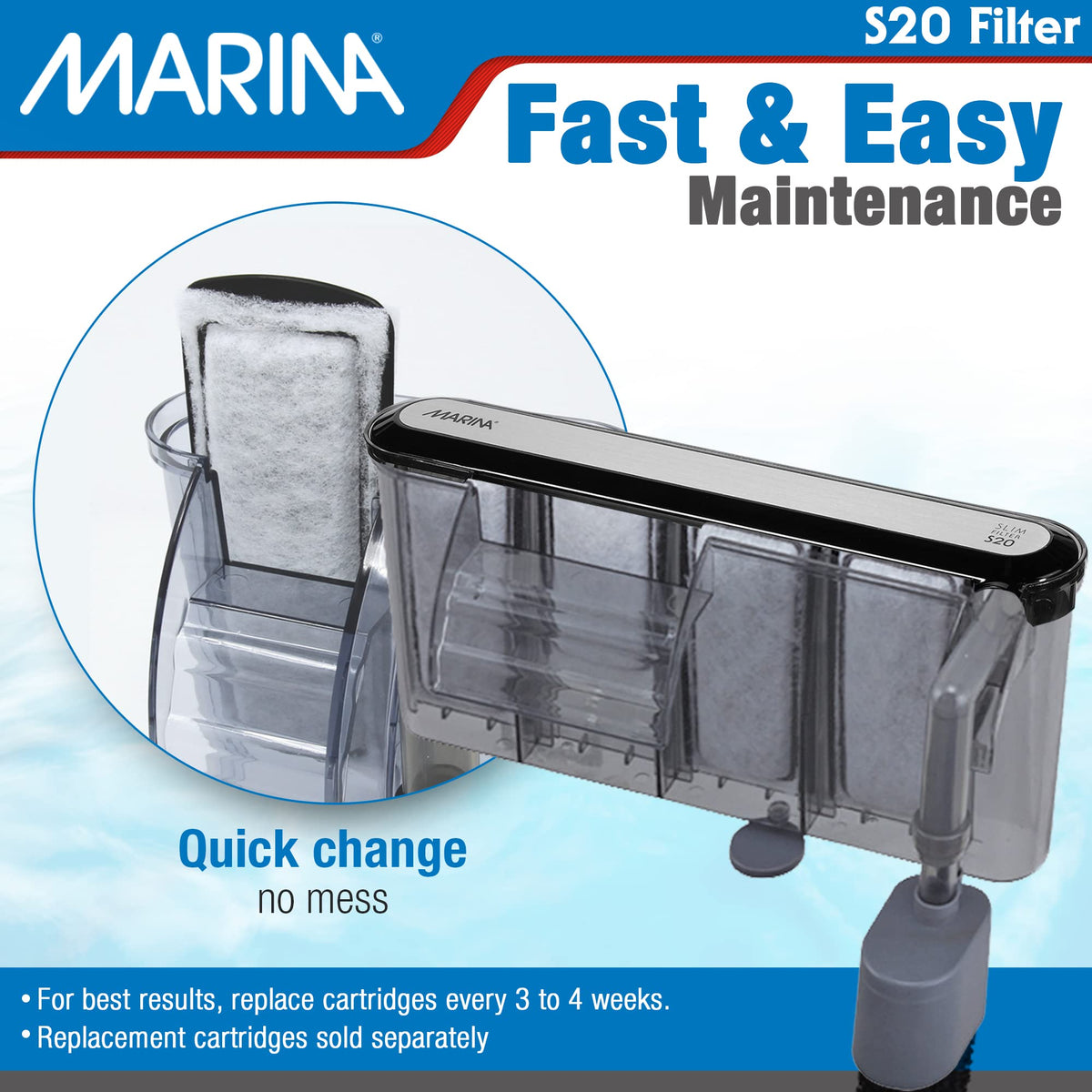 Marina S20 Power Filter Grey - Marina Official Imagery - 7