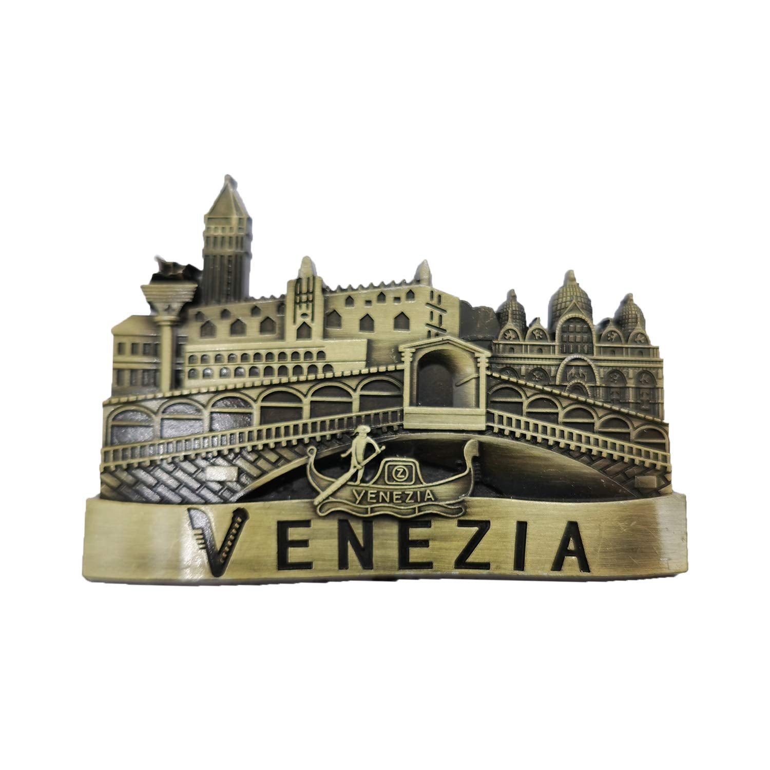 3D Venice Italy Refrigerator Magnet Souvenir Metal Collection, - Product Imagery