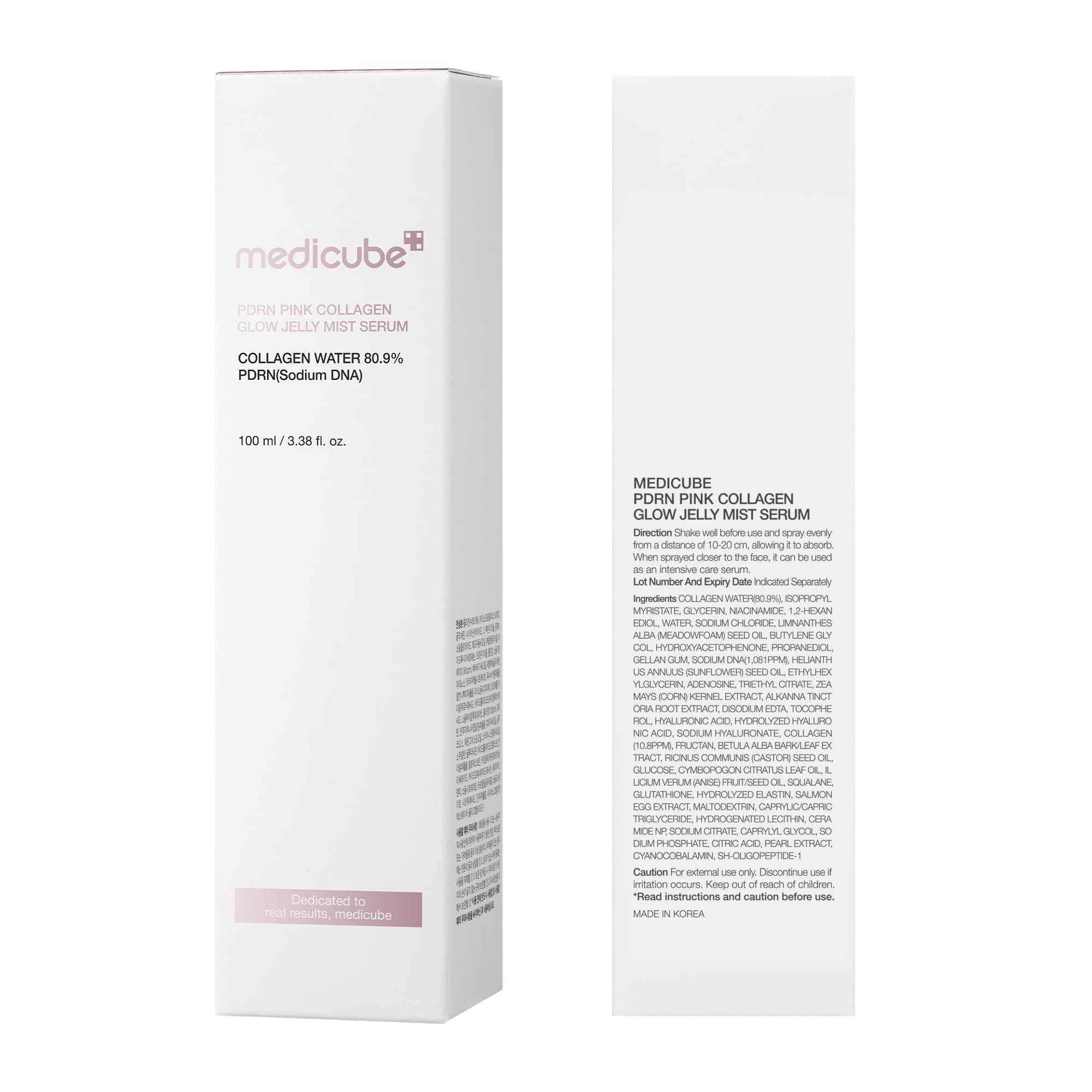 medicube Jelly Mist Serum with Pink PDRN Collagen, 3.38 fl.oz - medicube Official Product View 10