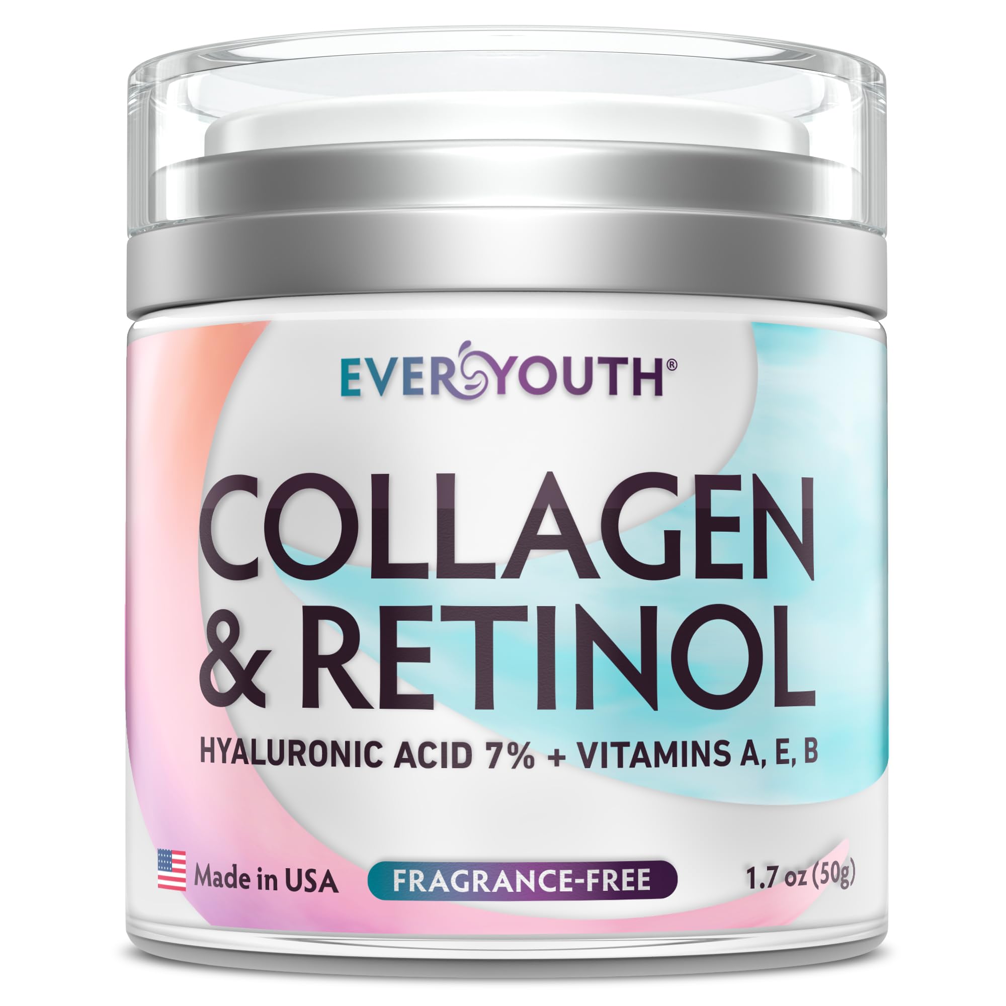 Collagen Cream for Face Neck D collet Anti Aging Facial - EVERYOUTH Official Imagery - 2