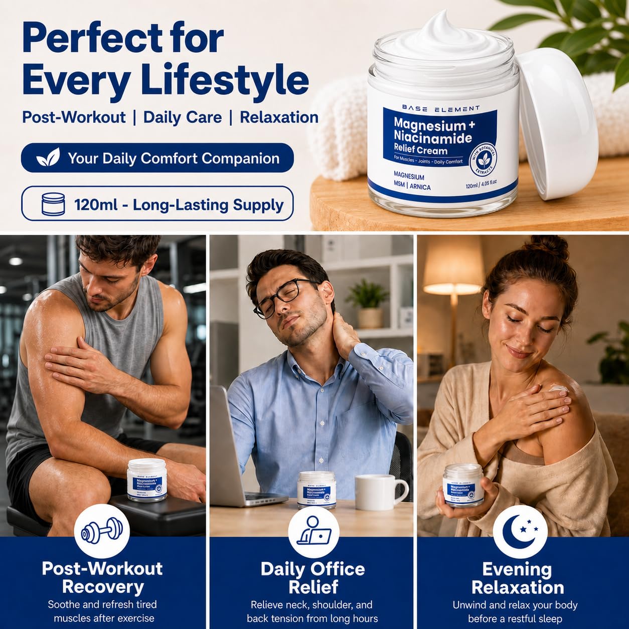 Magnesium Cream Extra Strength Lavender – Nerve & Joint Relief