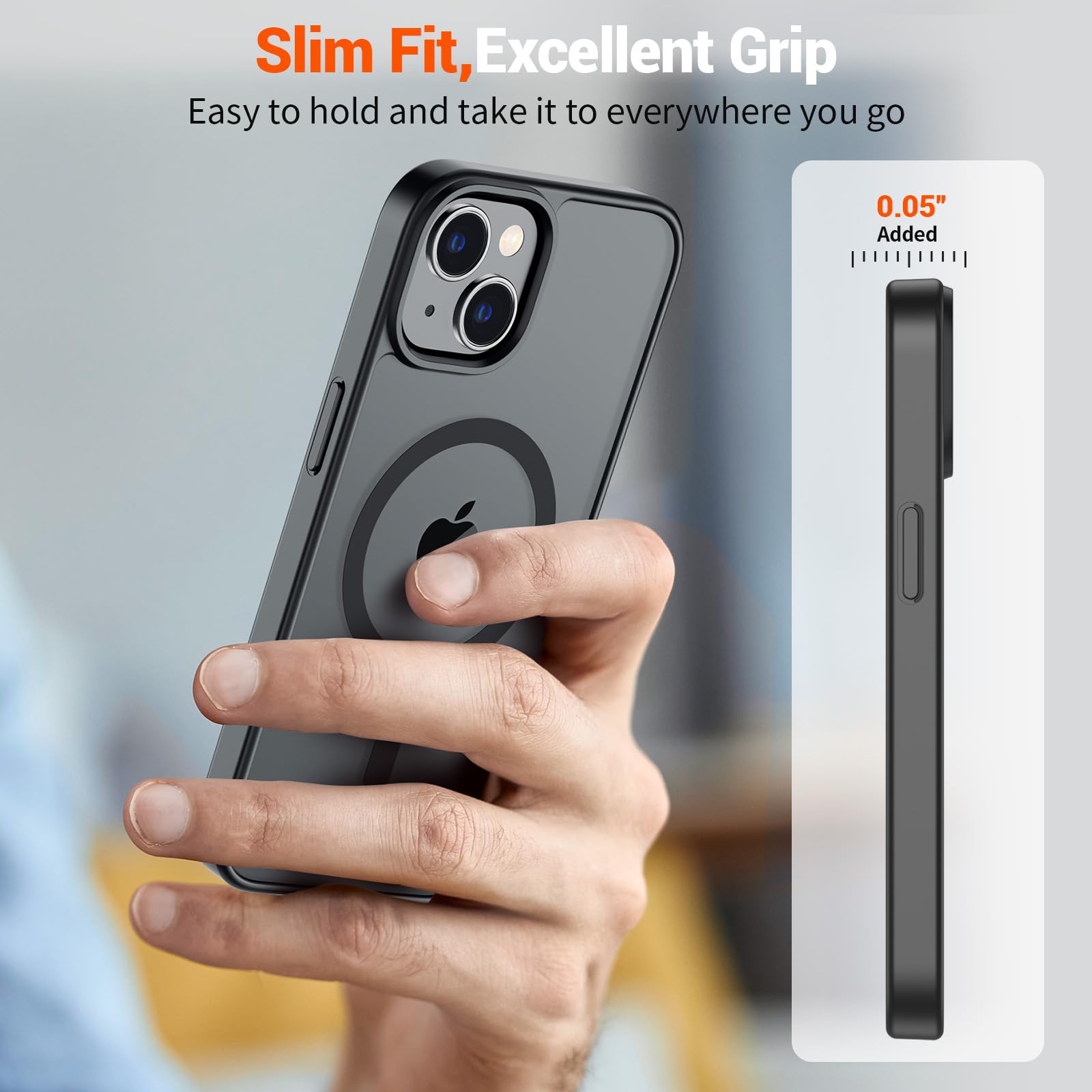 SUPFINE Magnetic for iPhone 13 Case - iPhone 14 Case Black - SUPFINE Official Product View 7