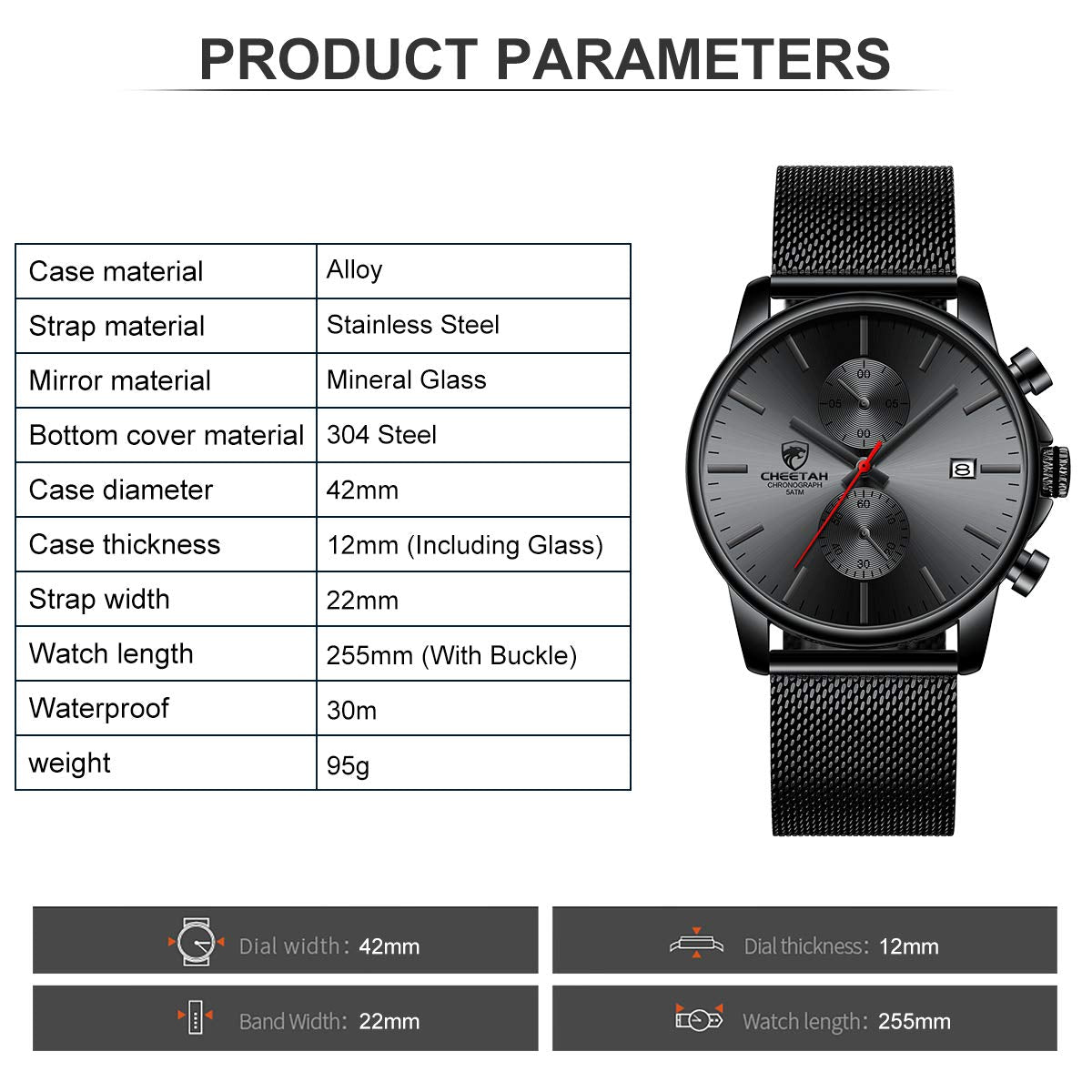 GOLDEN HOUR Mens Watch Fashion Sleek Minimalist Quartz - GOLDEN HOUR Official Imagery - 5