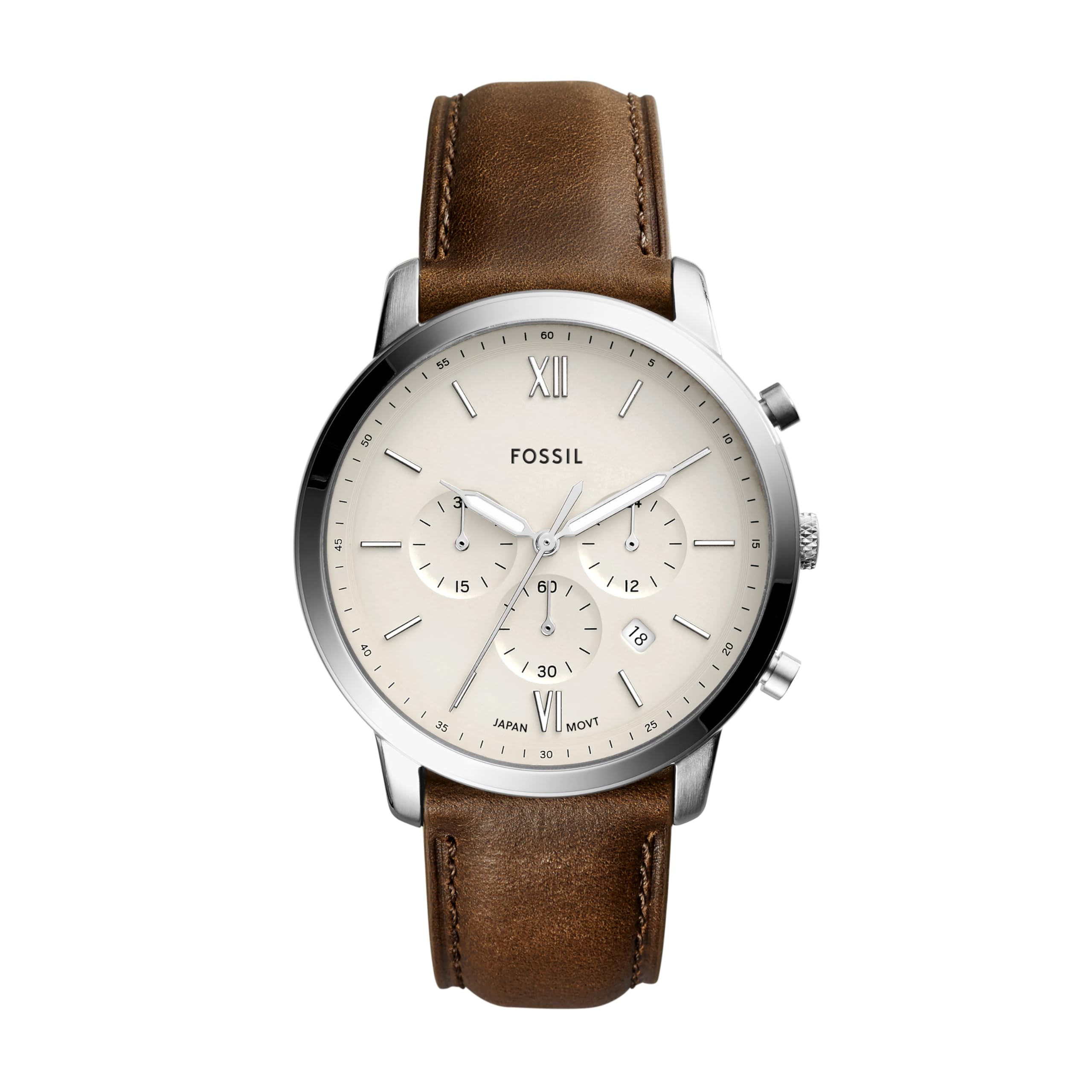 Fossil Men's Watch, Neutra Quartz Stainless Steel Chronograph Watch fo - View 1