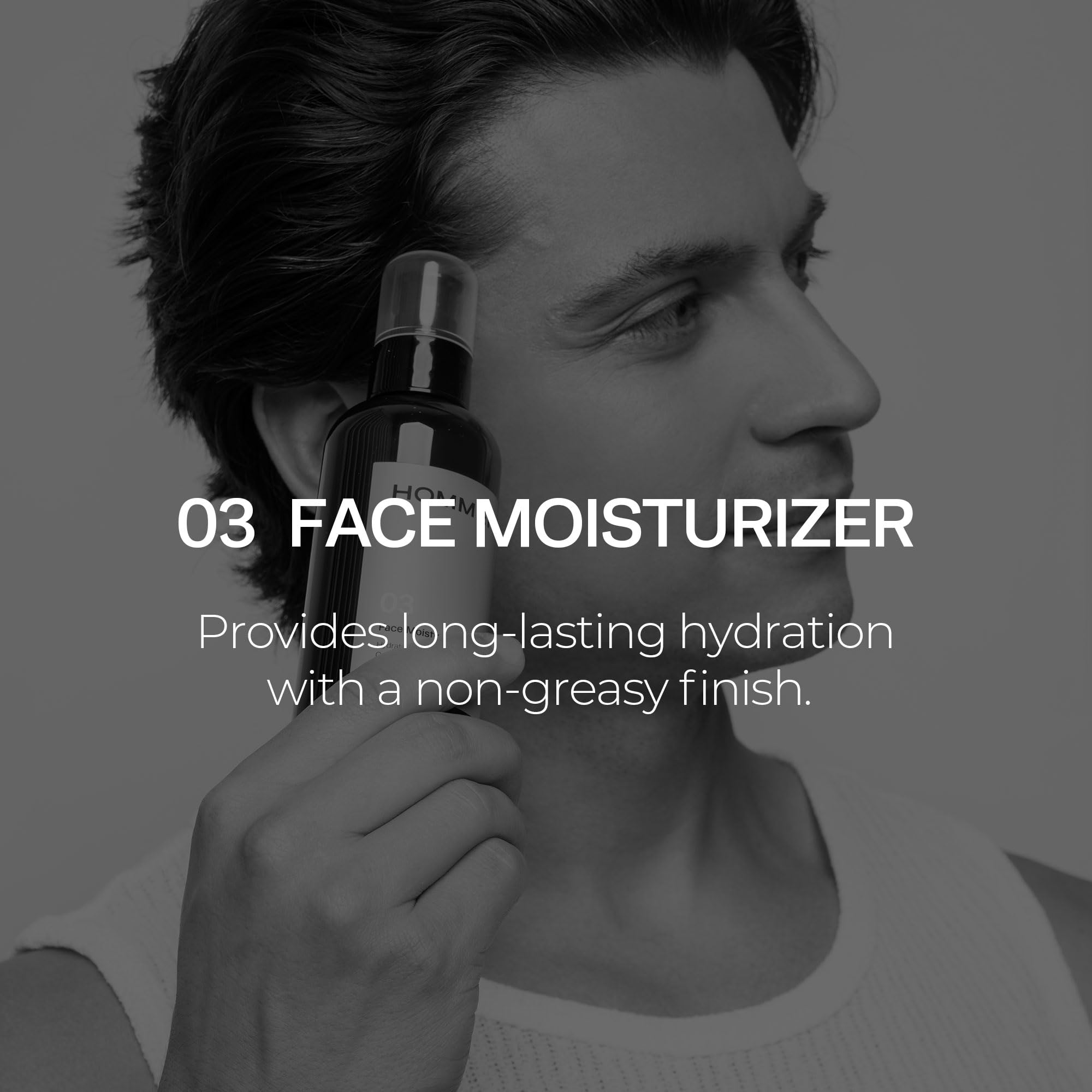 Men s Daily Trio 3 Step Daily Skincare Routine Set 3ct - HommeFace Official Product Imagery - 6