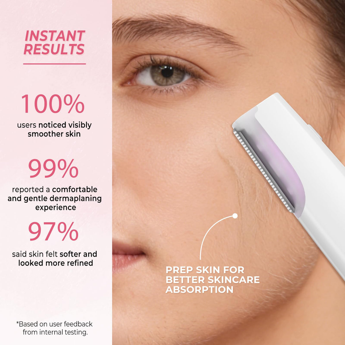 Sonic Dermaplane Razor for Women Face Smooth Exfoliation - Aiopo Official Imagery - 4