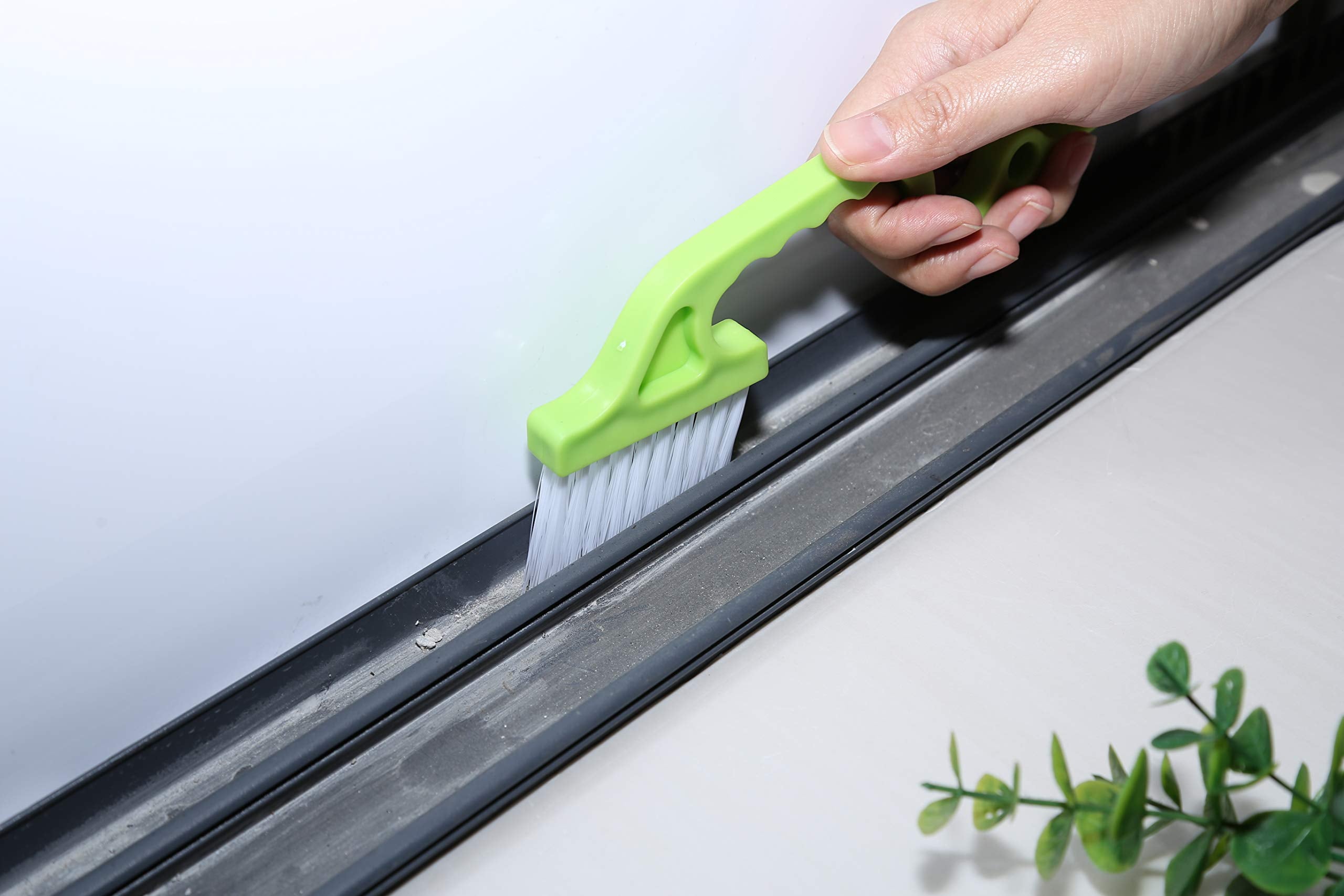 Rienar 2pcs Hand-held Groove Gap Cleaning Tools Door Window Track Kitc - View 3
