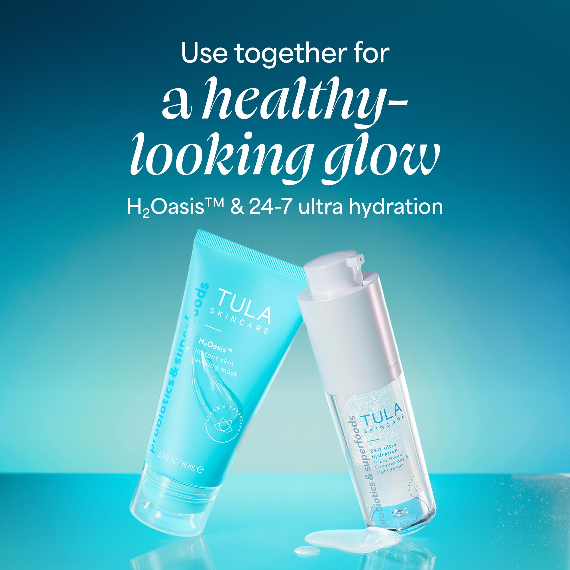 TULA Skin Care H2Oasis Instant Skin Reviving Mask - Premium Selection Official Imagery - 7