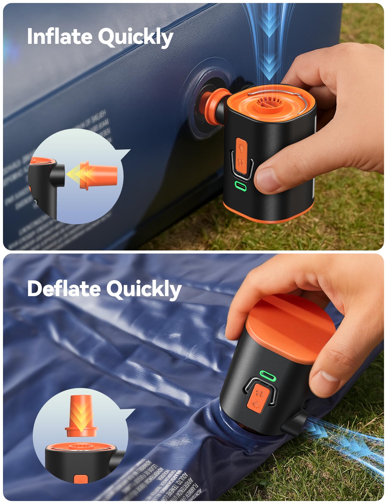 JOYROOM Air Pump for Inflatables with Upgraded 3600mAh 5C Power Batter - View 5