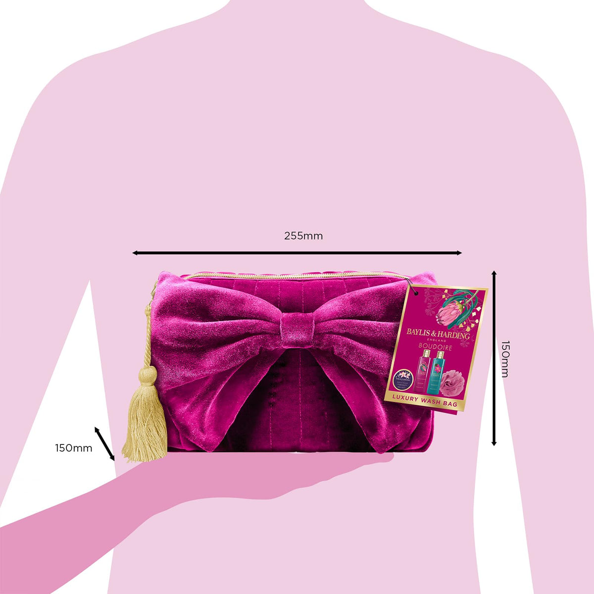 Baylis Harding Boudoire Luxury Bow Wash Bag Gift Set for - Baylis & Harding Official Imagery - 8
