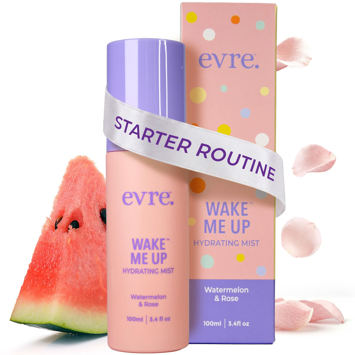 Evre Wake Me Up Watermelon Rose Teen Face Mist - Evre Official Imagery - 2