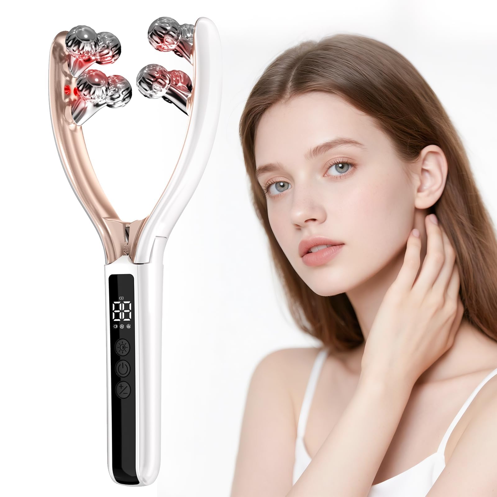 Face Massager Roller for TMJ Jaw Lymphatic Drainage - Doge&Vollar Official Imagery - 1