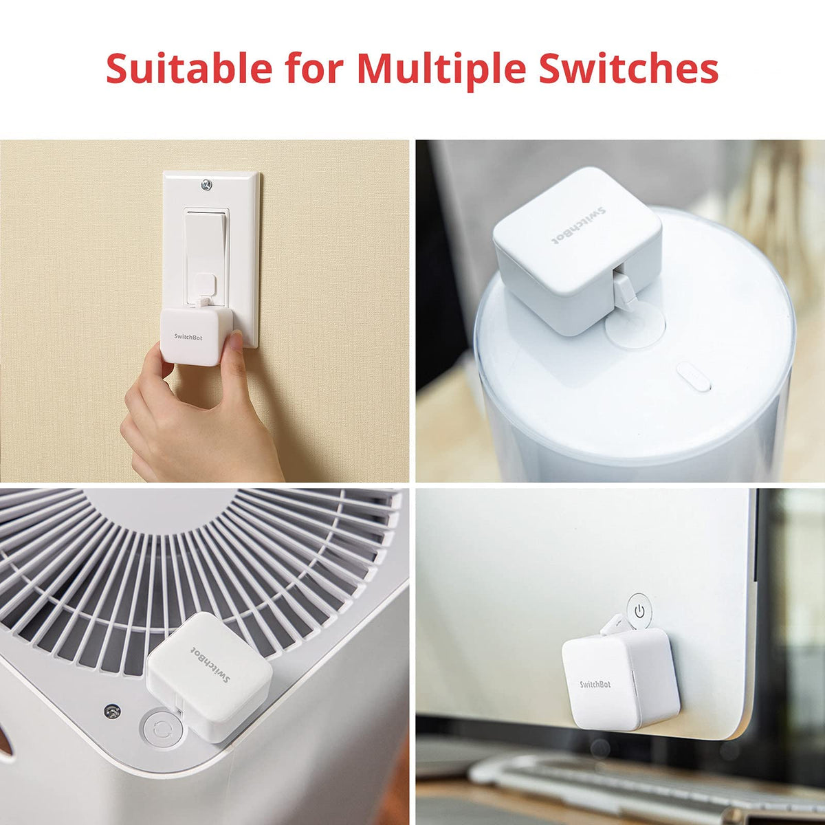 SwitchBot Smart Switch Button Pusher with Remote Bluetooth - SwitchBot Official Imagery - 2