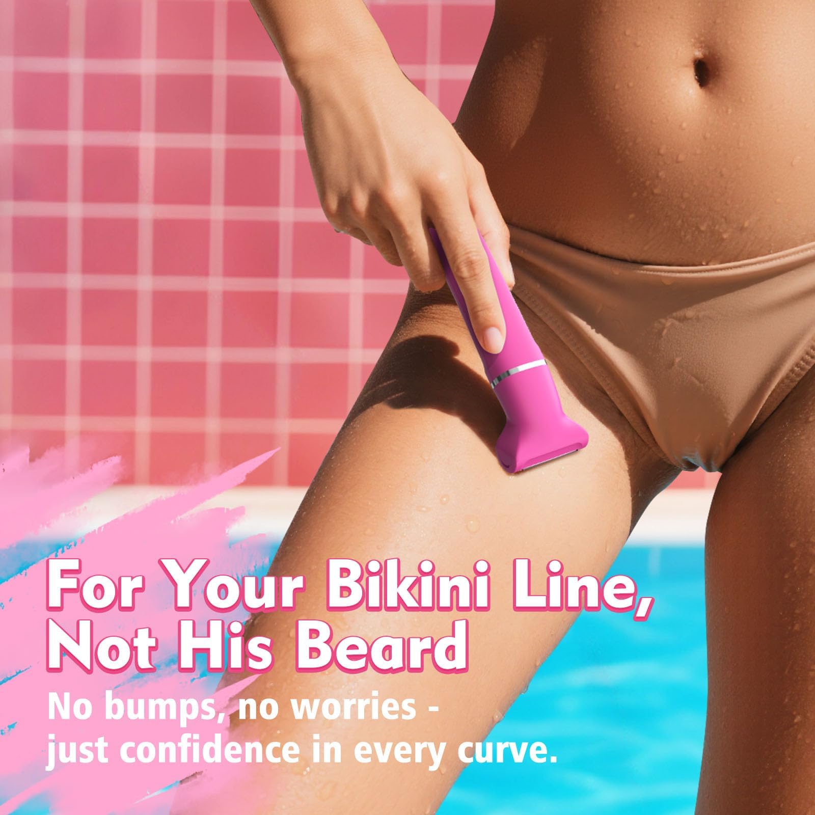 Risina 3-in-1 Bikini Trimmer & Body Grooming Kit