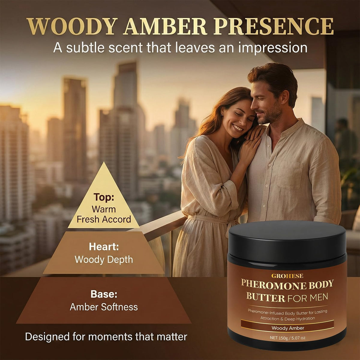 Pheromone Body Butter Men Mens Skin Cream Cologne Inspired - Allaura Beauty Official Imagery - 5