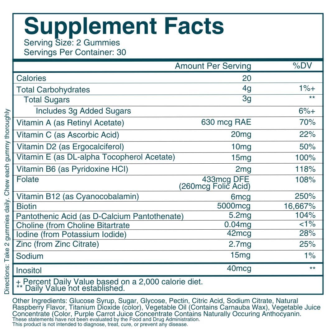 WEEM Hair Skin and Nails Gummies - WEEM Official Product View 7