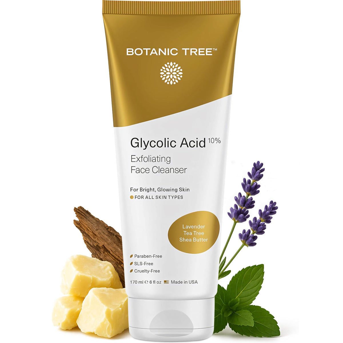 Botanic Tree Glycolic Acid Face Wash - Botanic Tree Official Imagery - 2