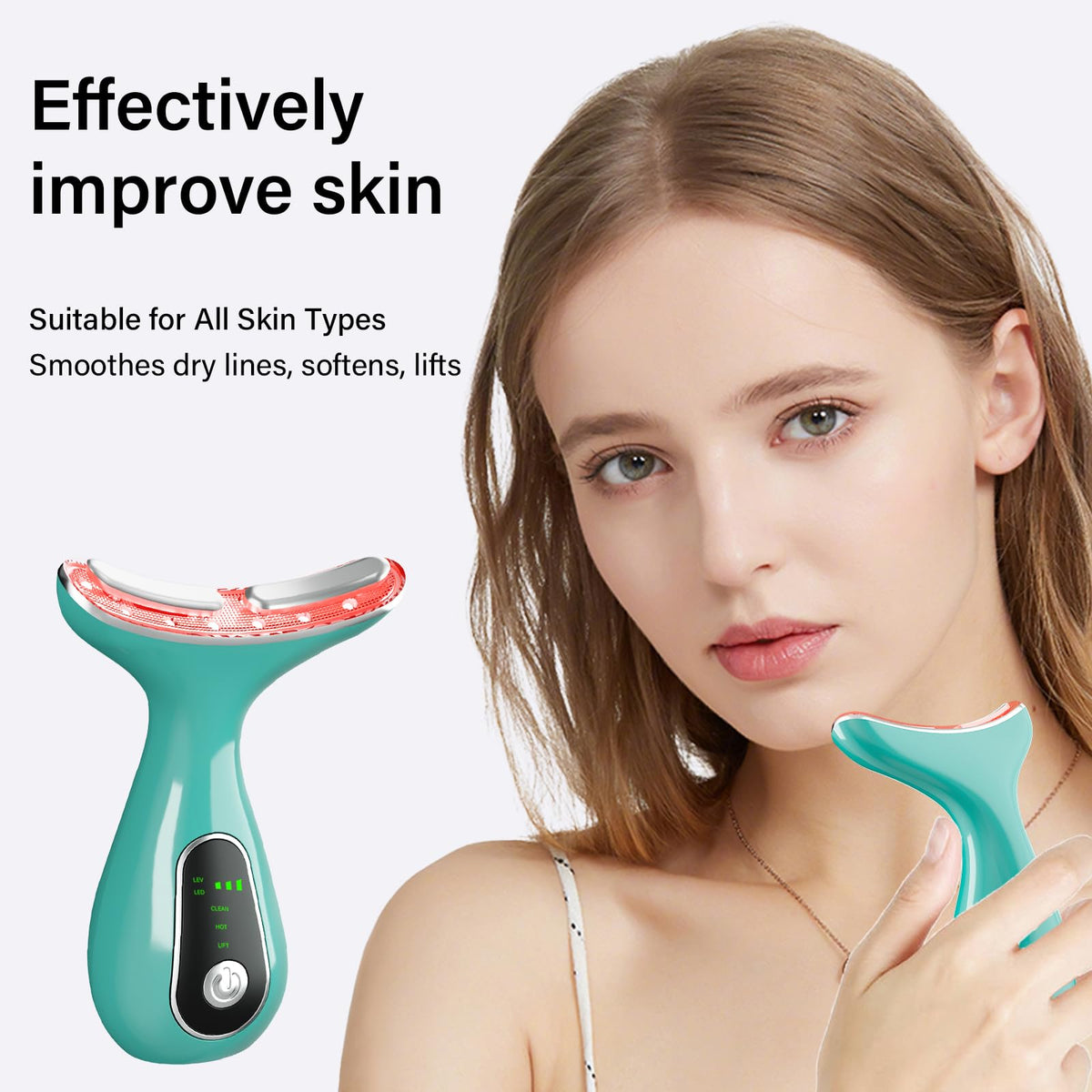 Facial Massager Portable Face Neck Massager Wand for Skin - Suenohyu Official Imagery - 3