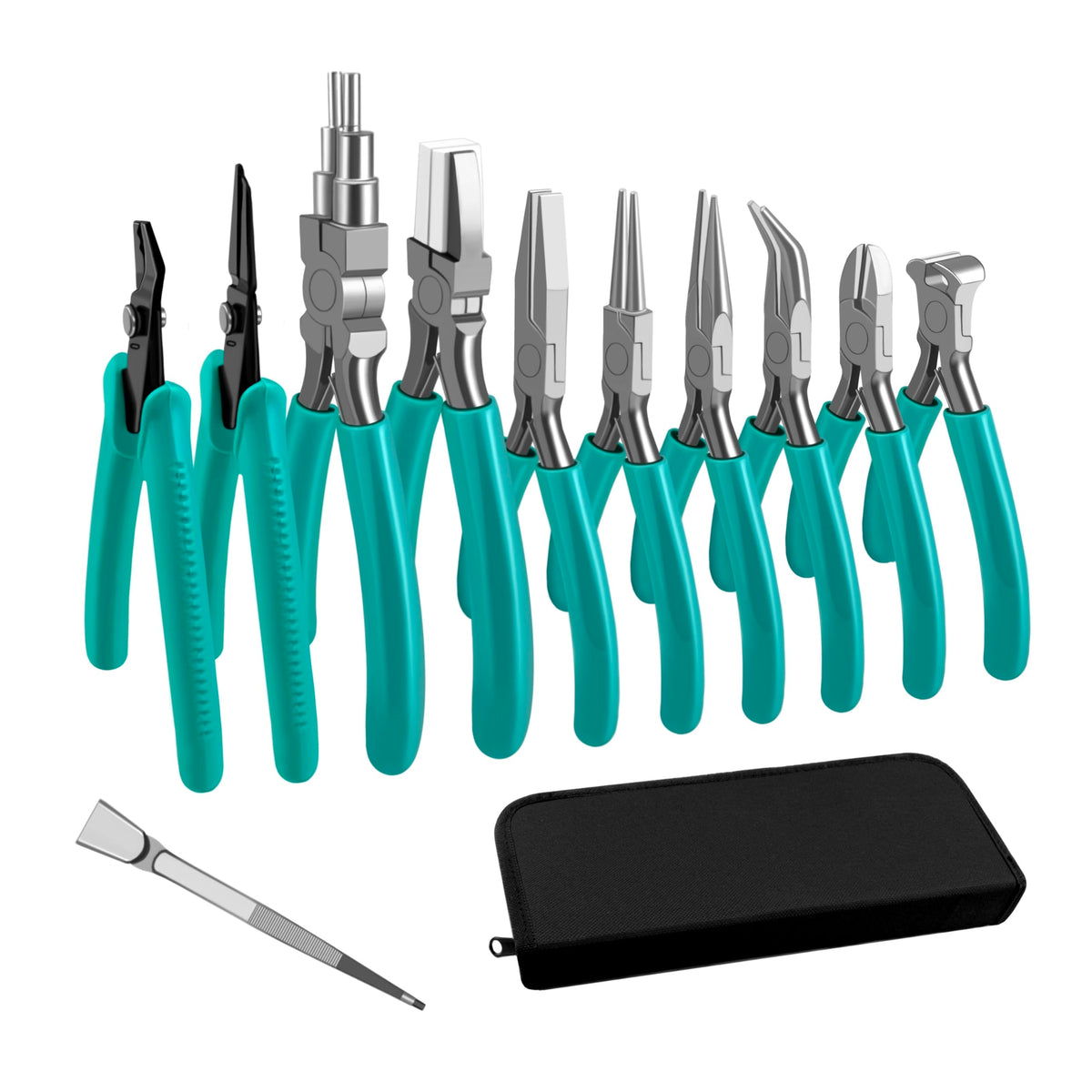 C T 11 Piece Jewelry Plier Sets Jewelry Making Tools Kit - C&T Official Imagery - 1
