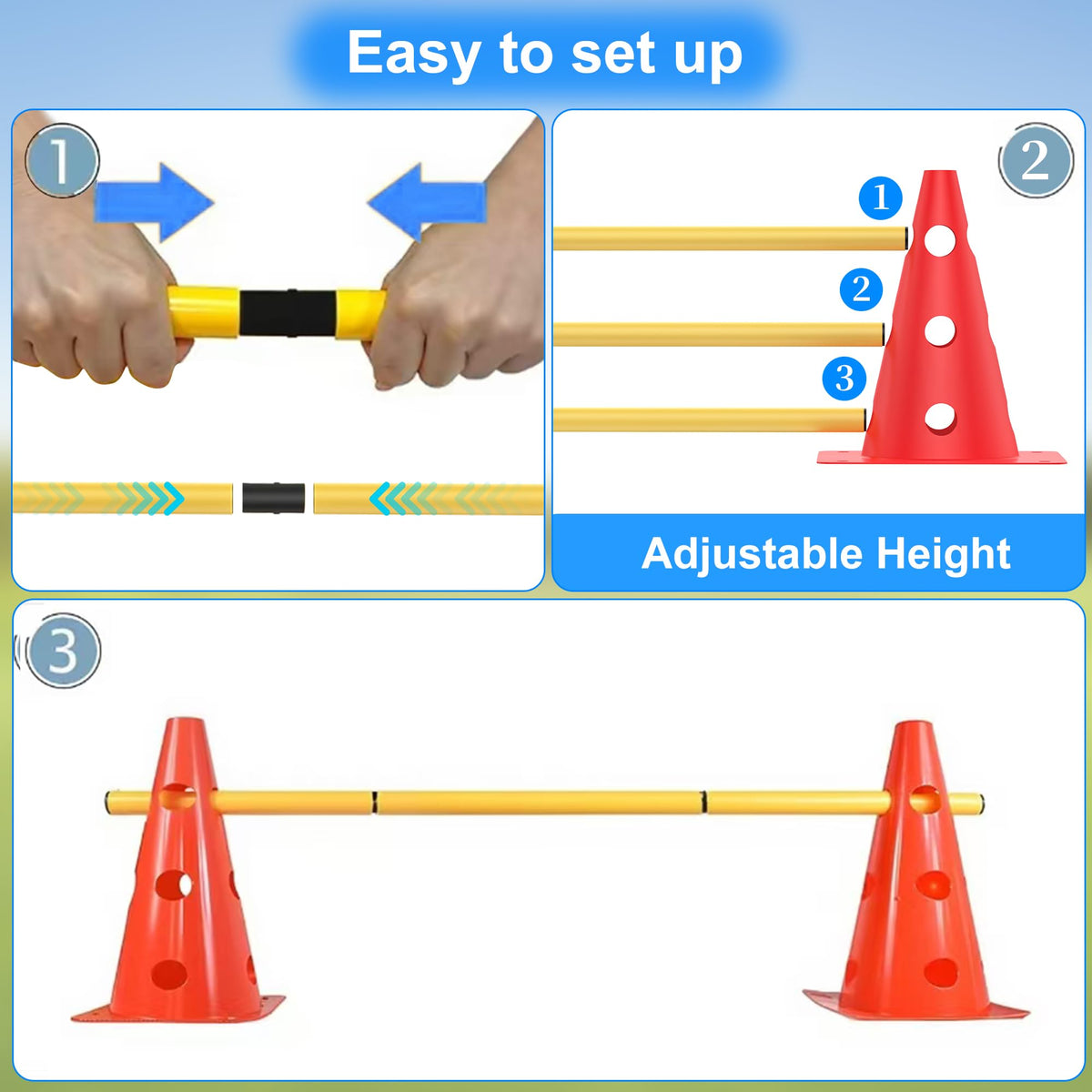Football Training Cones Agility Soccer Cones Indoor Outdoor - Asyxstar Official Imagery - 4
