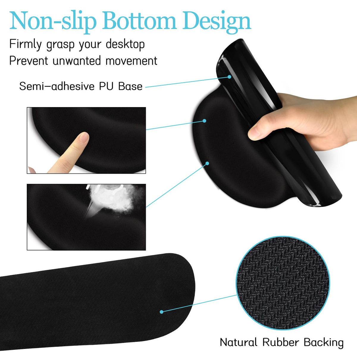 Black Mouse Pad Large Desk Mat Set But Did You Document It - LIMKRIAN Official Imagery - 5