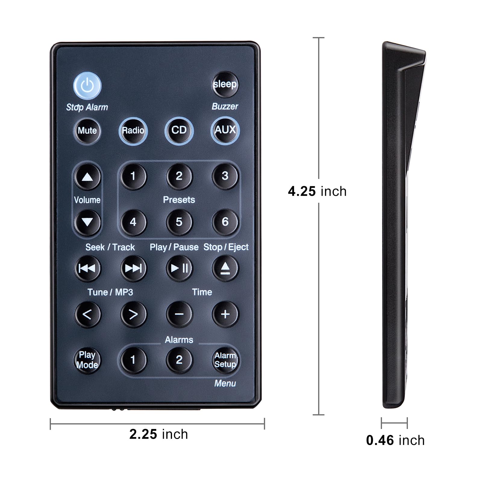 OMAIC Replacement Remote Control for Bose Soundbar Touch Wave Mus by OMAIC - Angle View 8