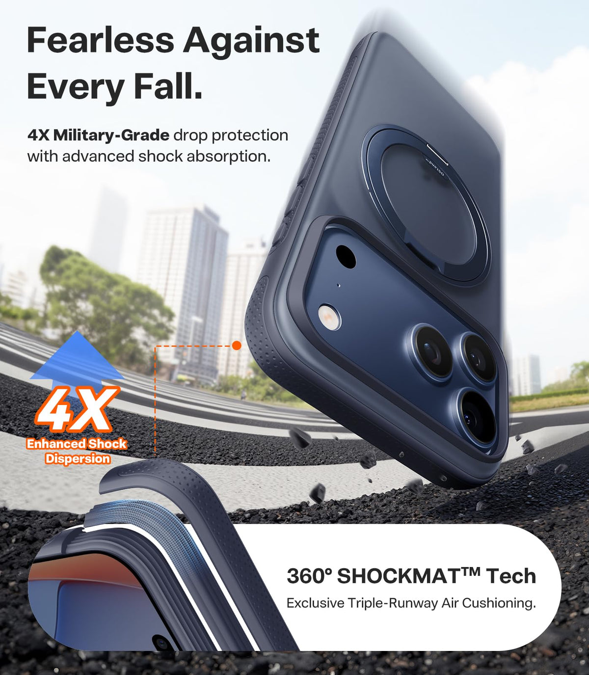 TORRAS for iPhone 17 Pro Max Case 360 Magnetic Stand O3 - Premium Selection Official Imagery - 8