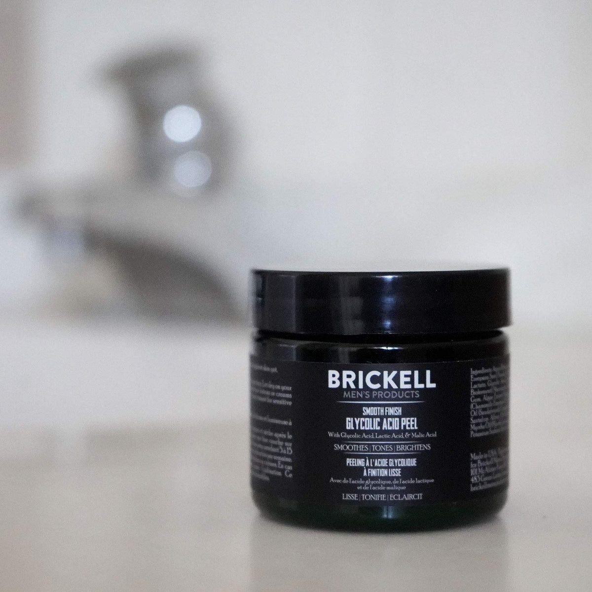 Brickell Men s Smooth Finish Glycolic Acid Peel For Men Anti - Brickell Men's Products Official Imagery - 5