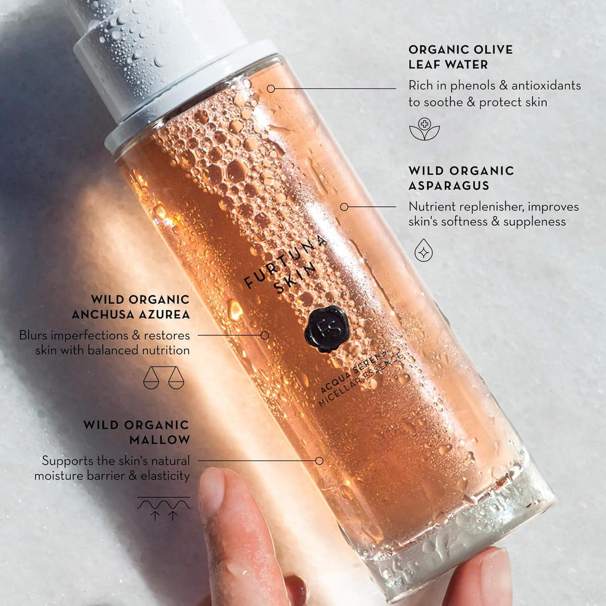 Micellar Cleansing Essence Water - Furtuna Skin Official Imagery - 3