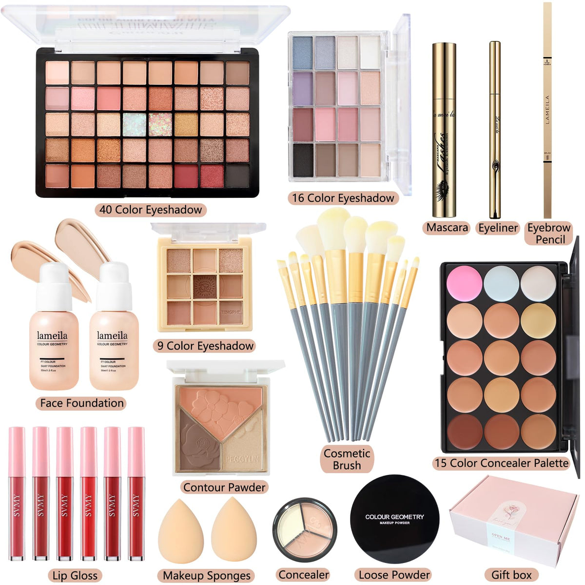 All in One Makeup Kit for Women Teens - QIONG Official Imagery - 4
