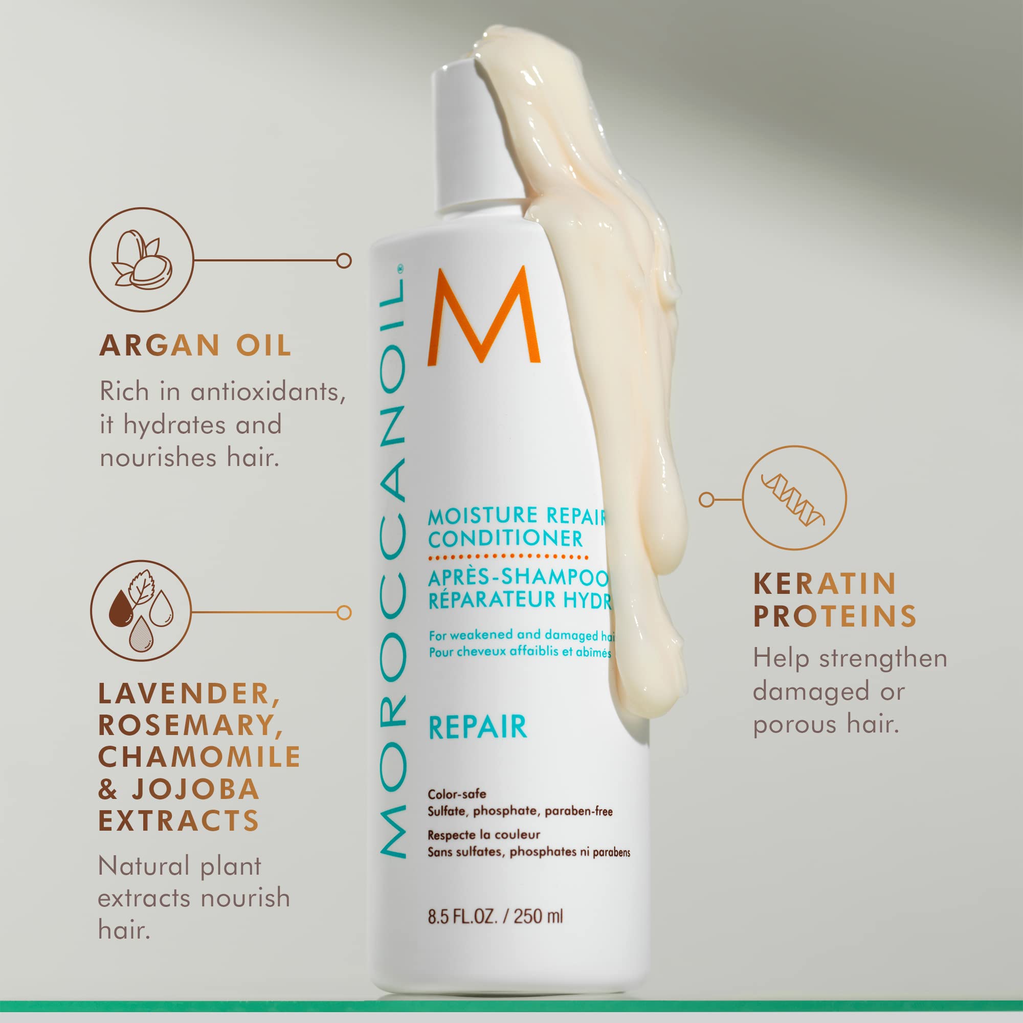 Elefair Tech Moroccanoil Moisture Repair Shampoo and Conditioner Bundle - Elefair Tech Official Product View 5
