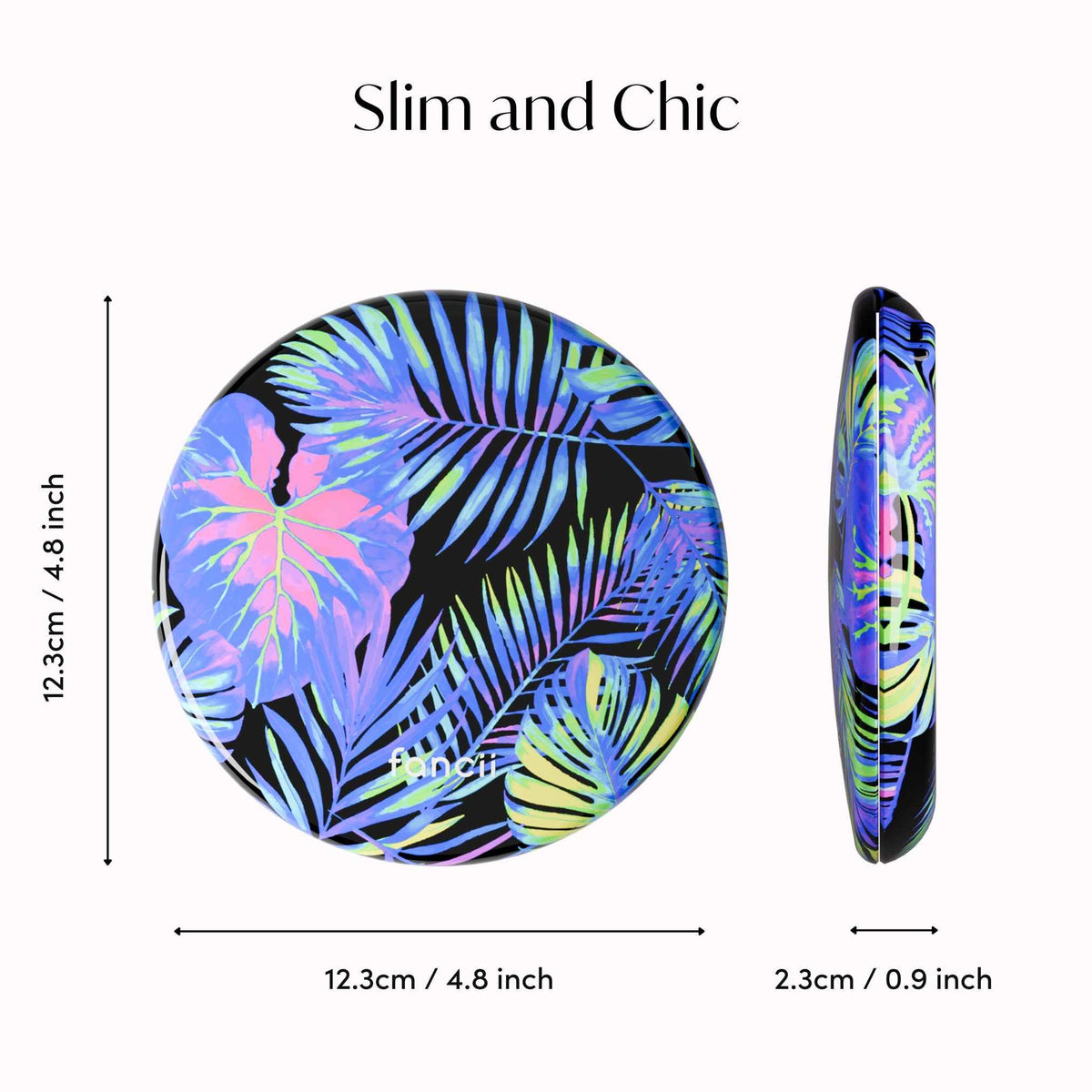 Fancii Taylor LED Lighted Compact Travel Mirror Rechargeable - Fancii Official Imagery - 4