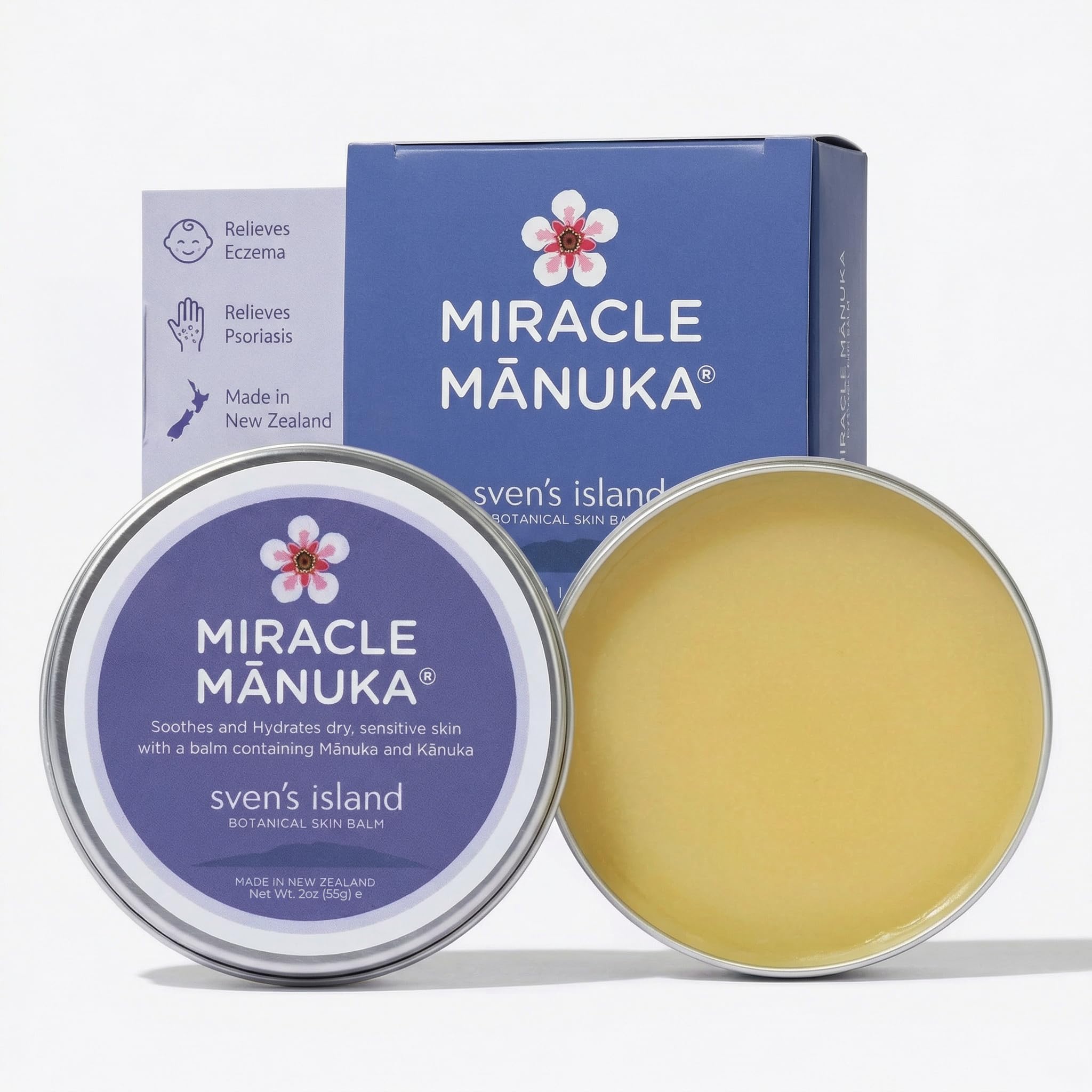 Miracle Manuka Eczema Cream & Balm - Dry & Sensitive Skin - Product Imagery