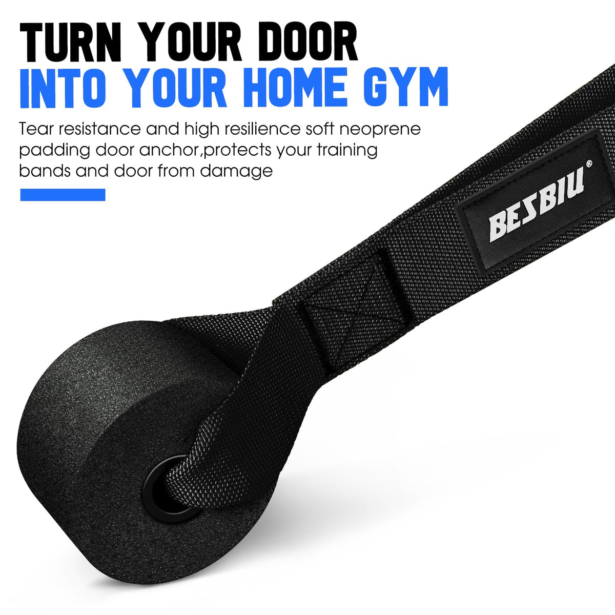 Heavy Resistance Bands for Working Out 300lbs 360lb 420lb - BesBiu Official Imagery - 5