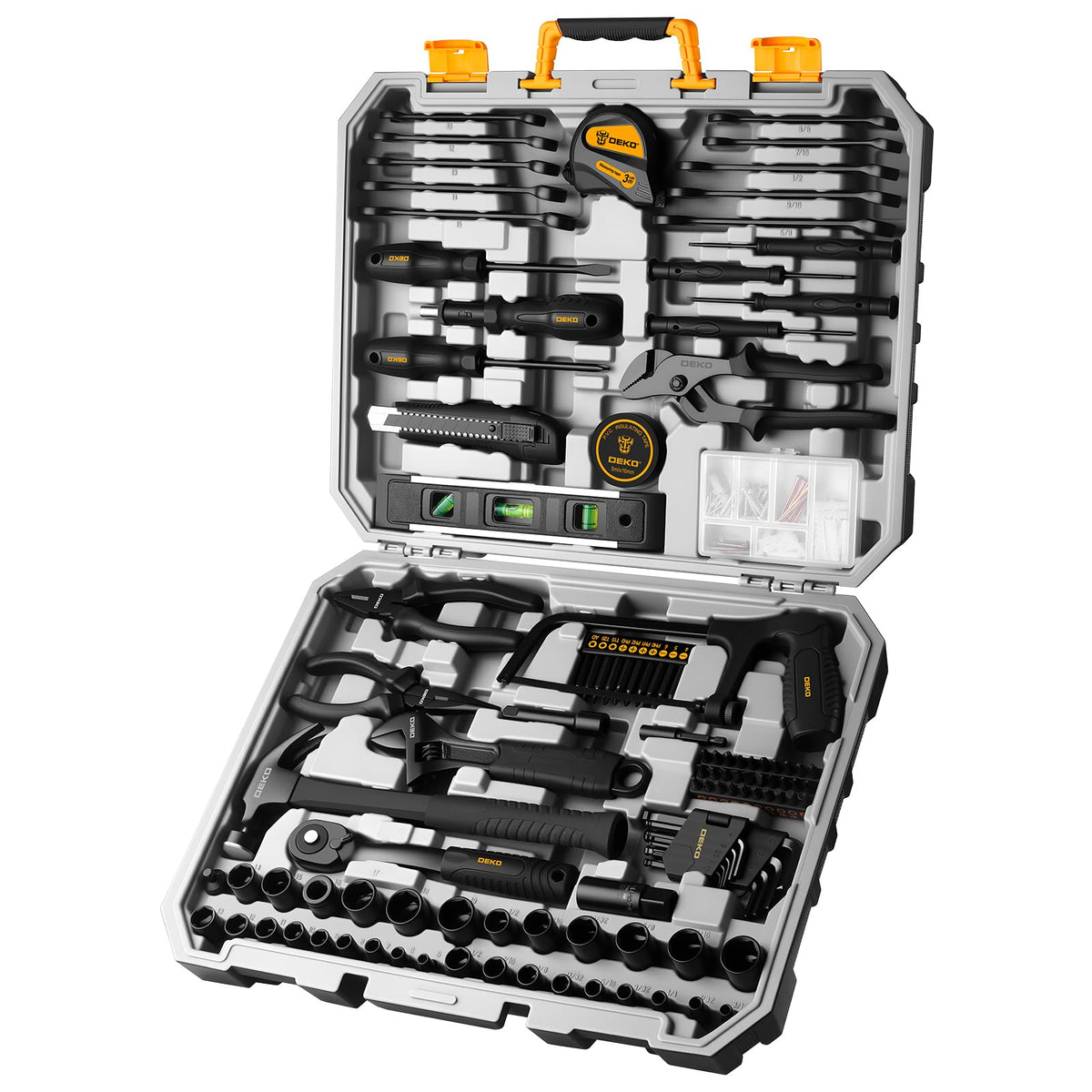 DEKOPRO 218 Piece General Household Hand Tool kit - DEKOPRO Official Imagery - 2