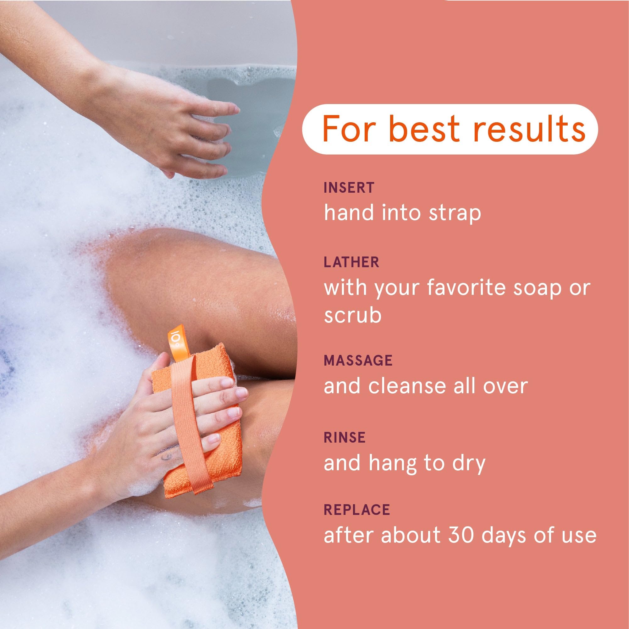 Cleanlogic Exfoliating Body Scrubber - Cleanlogic Official Imagery - 5