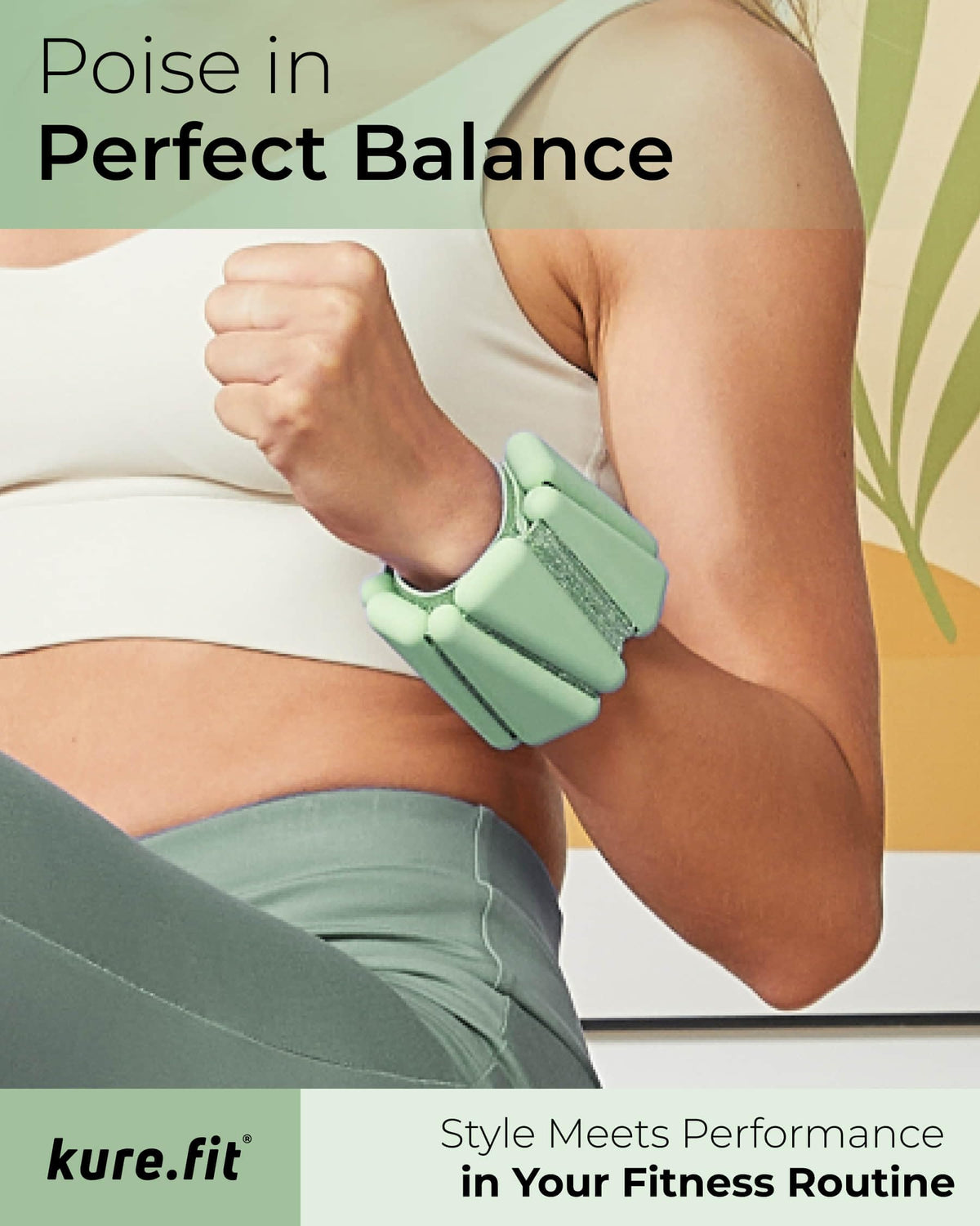 Pilates Wrist Ankle Weights - kure.fit Official Imagery - 4