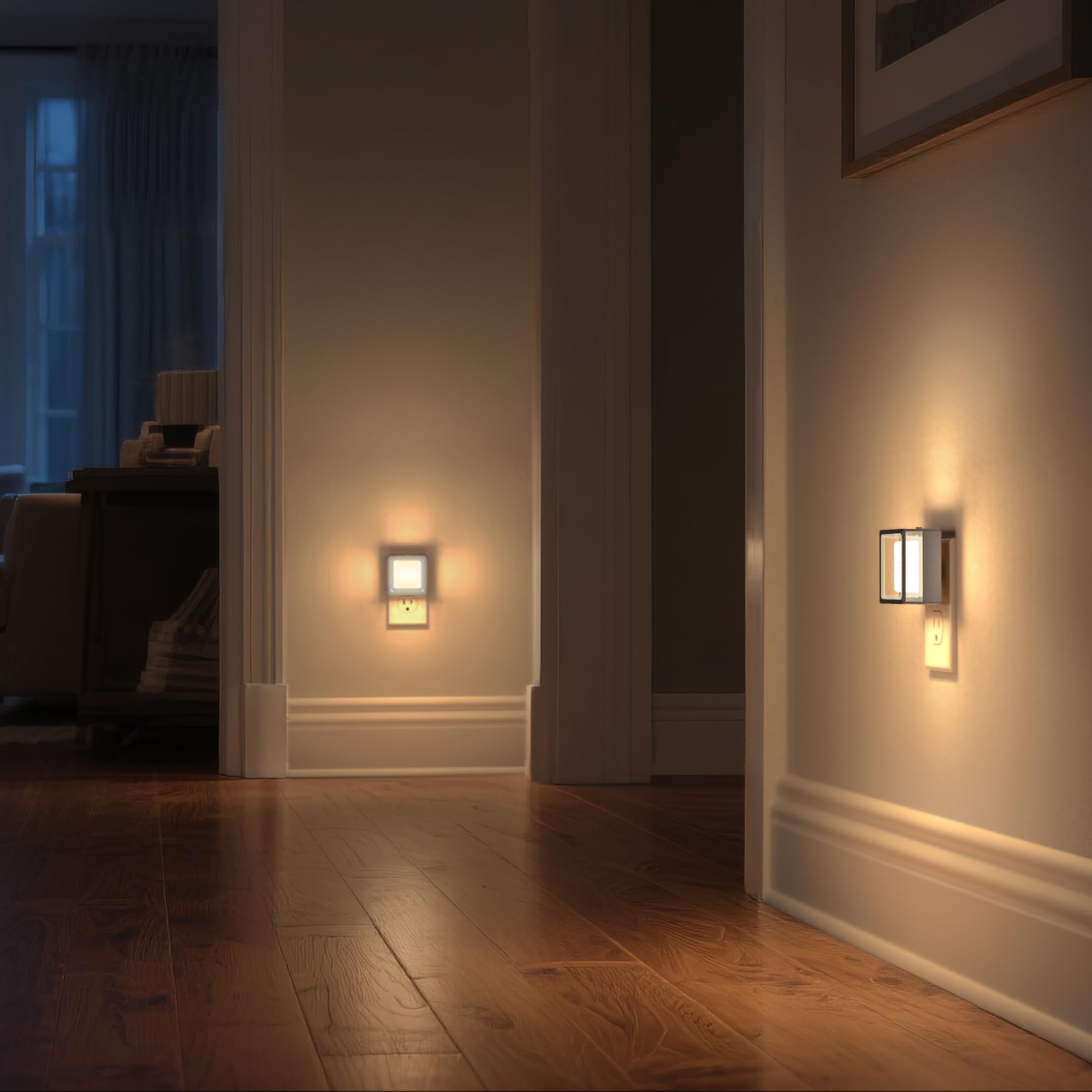 DORESshop Night Light,Night Lights Plug into Wall,2 Pack 3000K Nightlight - DORESshop Official Product View 6