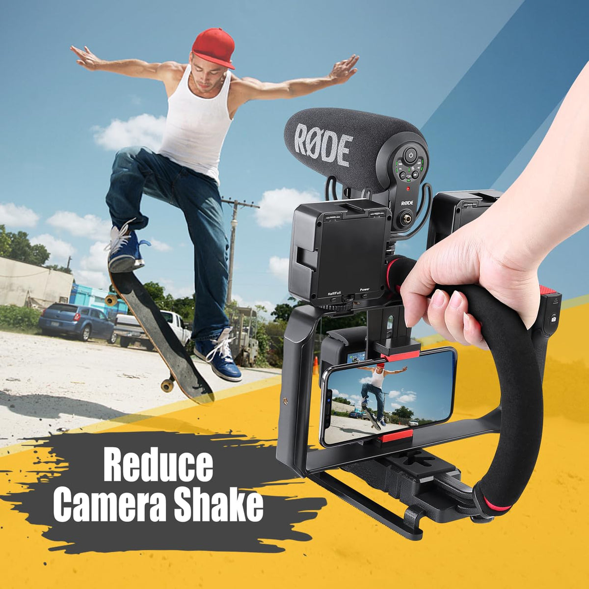 Zeadio Camera Smartphone Handheld Stabilizer Triple Cold - Zeadio Official Imagery - 4