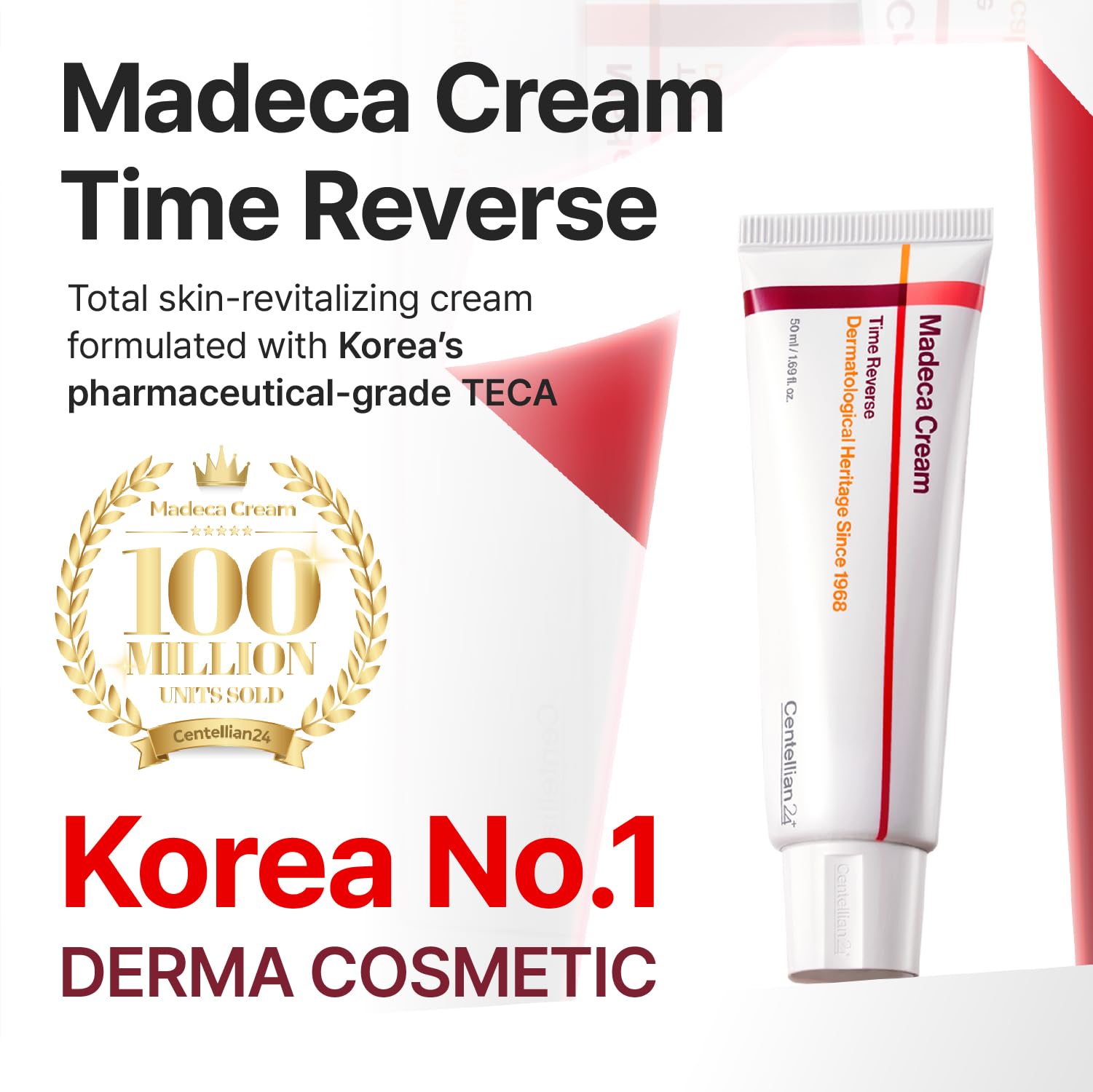 CENTELLIAN 24 Madeca Cream Time Reverse, TECA Moisturizer - CENTELLIAN 24