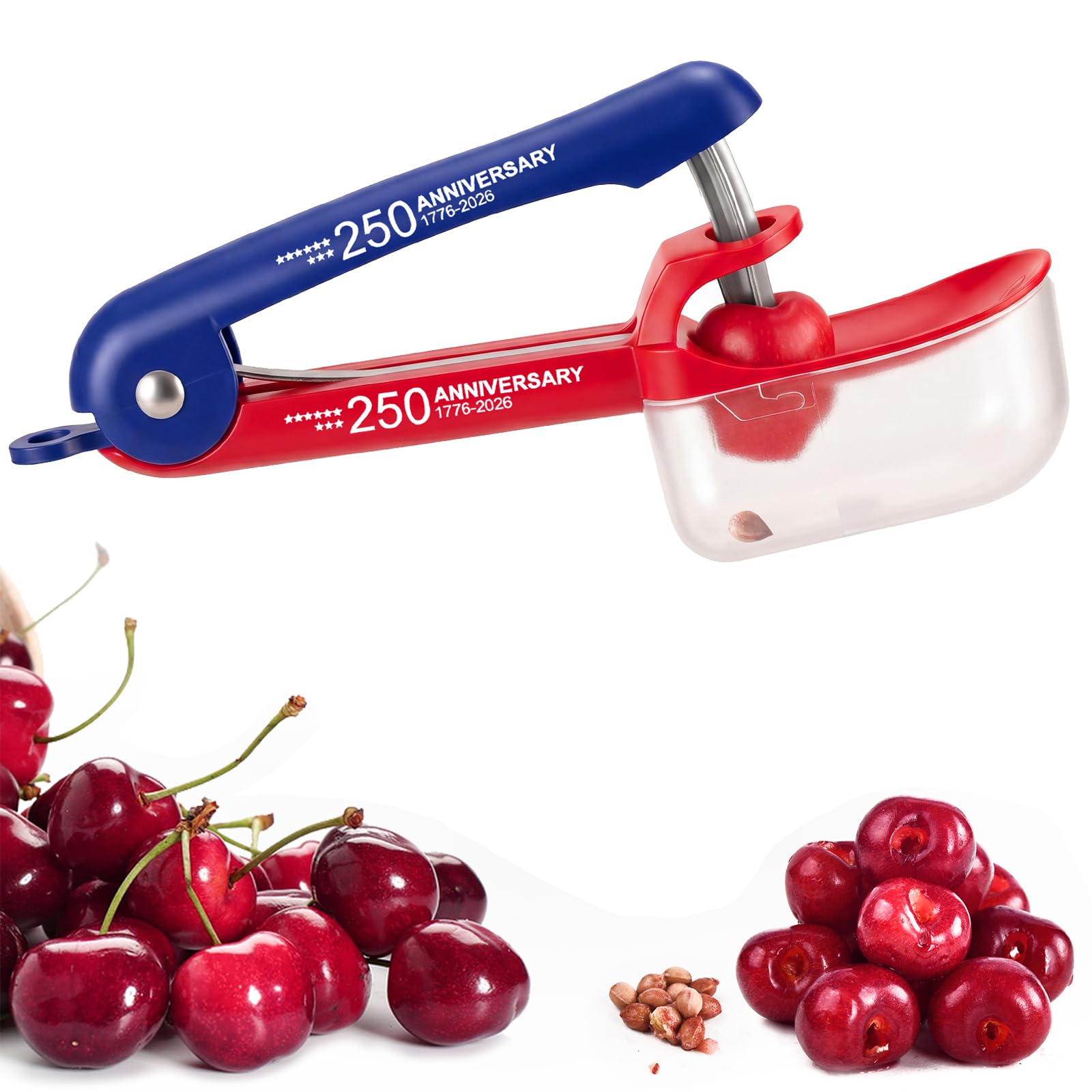 Cherry Pitter - UCMORX Stainless Steel Cherries Pitter Tool Cherr by UCMORX - Angle View 10
