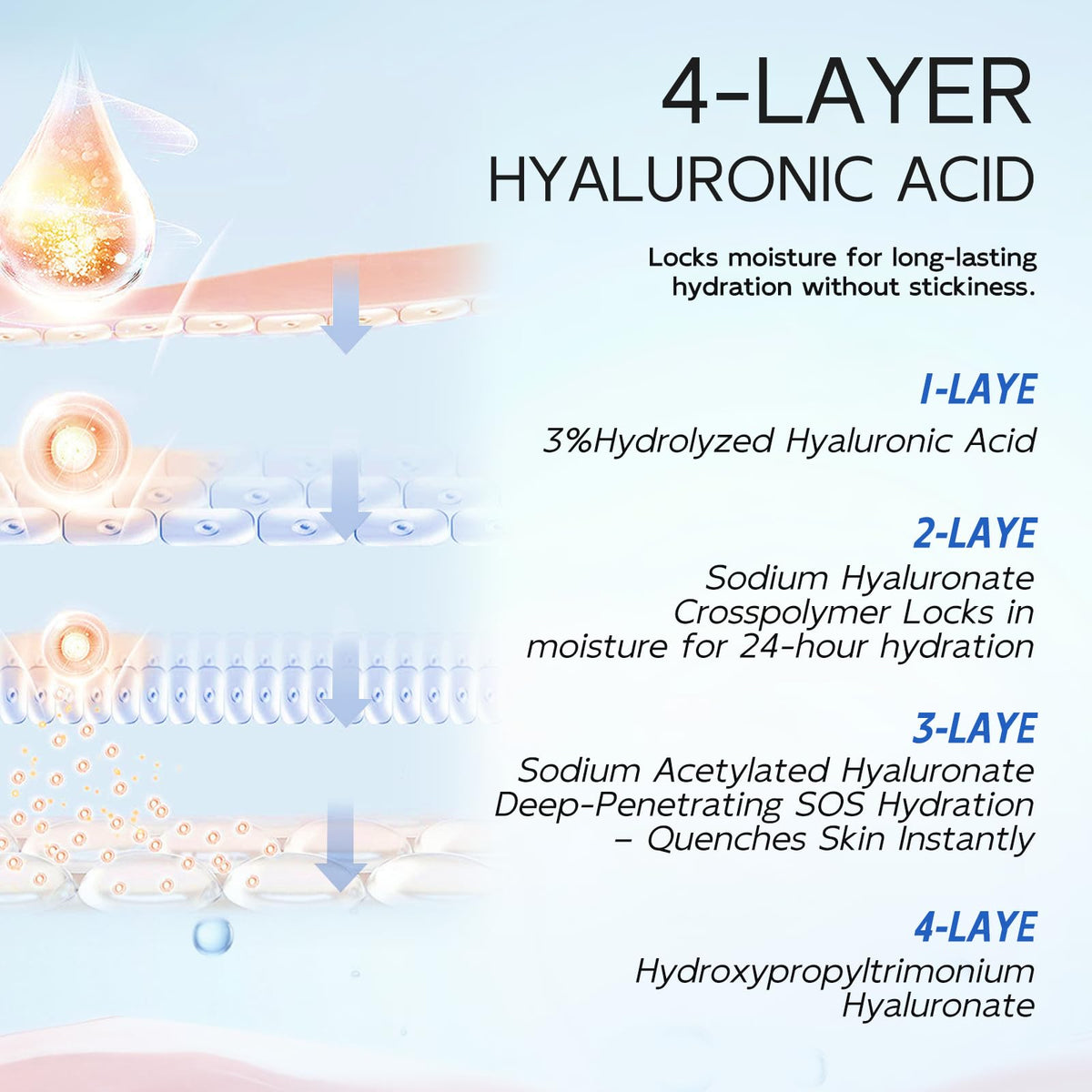 3 Hyaluronic Acid Serum for Face Anti Aging Hydrating Serum - Dumie Official Imagery - 5
