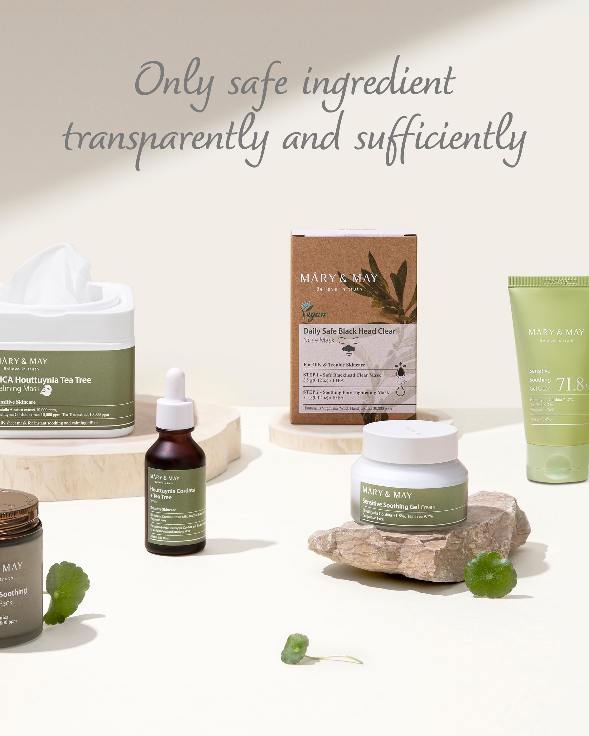 Mary&amp;May Heartleaf Tea Tree Cooling Gel Cream, 2.46 oz - Mary&amp;May