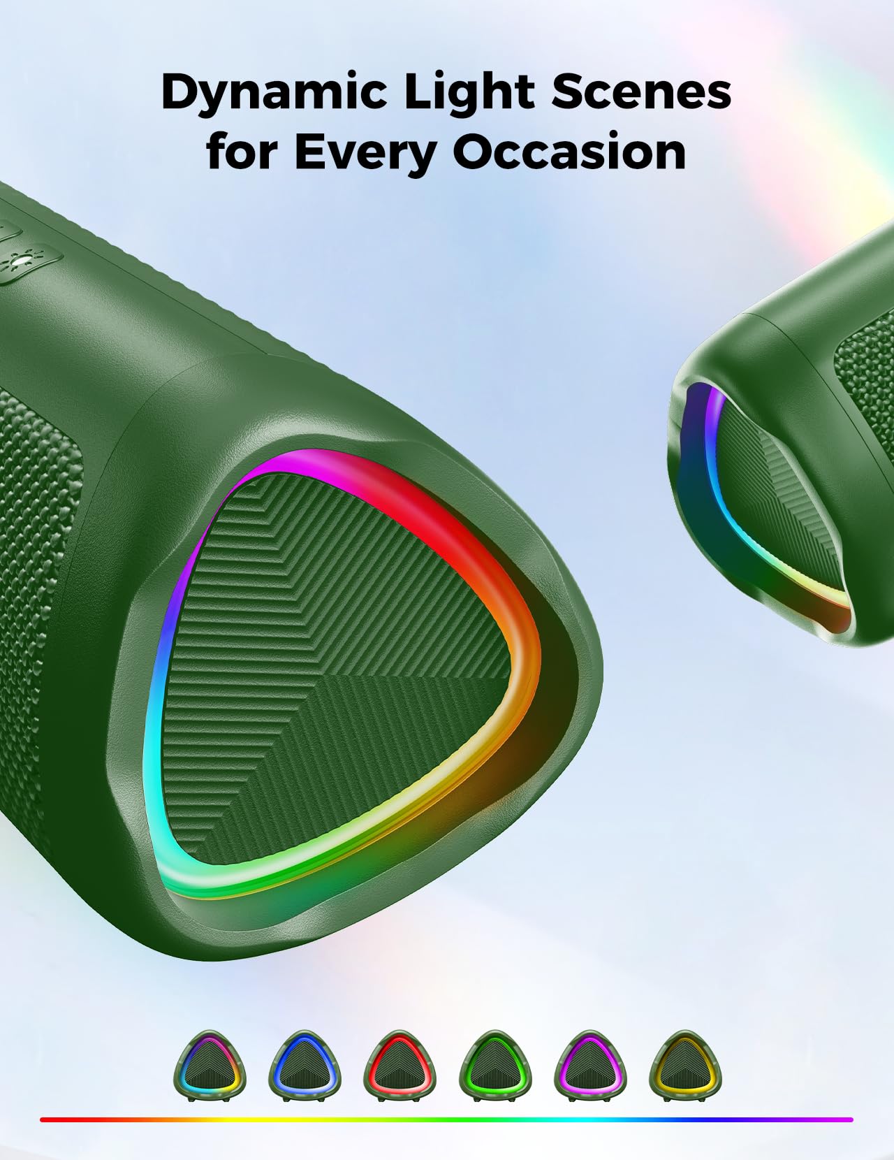 BolaButty Bluetooth Speaker, 20W HD Sound, Portable Wireless, IPX5 Waterproof, U - BolaButty Official Product View 3
