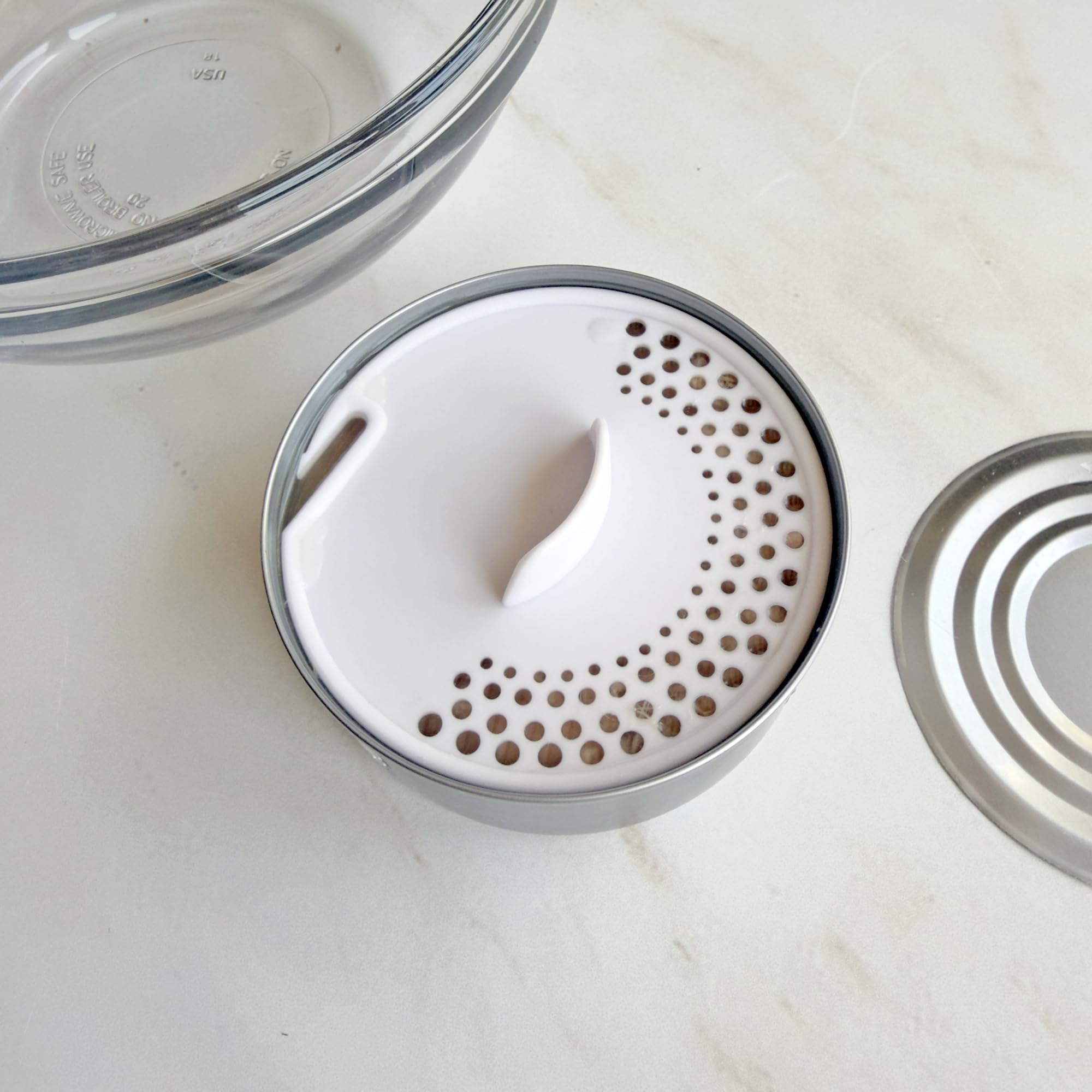 R&M Can Strainer – Plastic Food Strainer for Cans, Fine Mesh Drain for - View 2