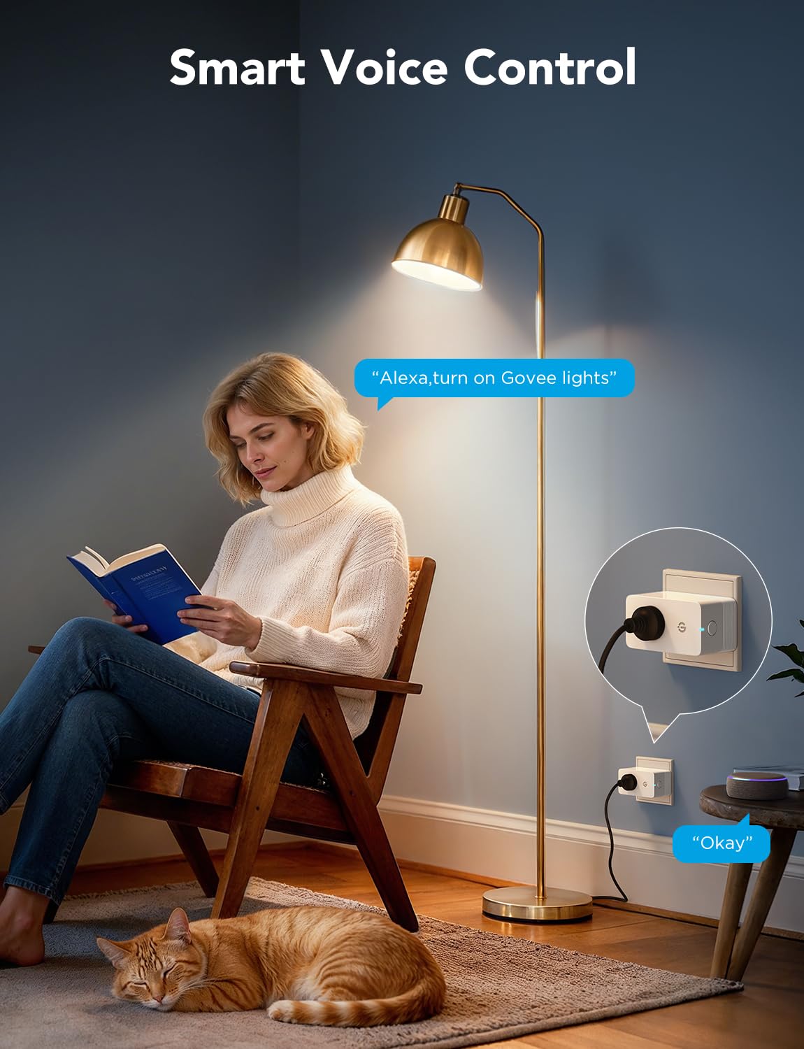 Govee Smart Plug with Energy Monitoring WiFi Bluetooth - Govee Official Imagery - 5