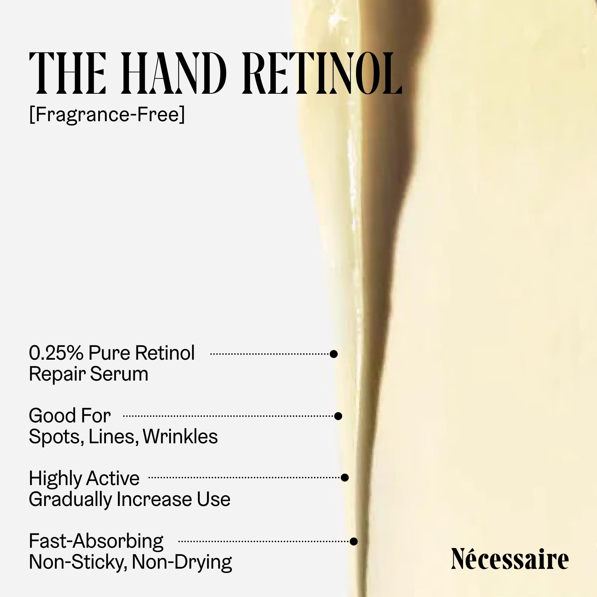The Hand Retinol Anti Age Repair Serum Crepiness 25 Pure - Nécessaire Official Imagery - 3