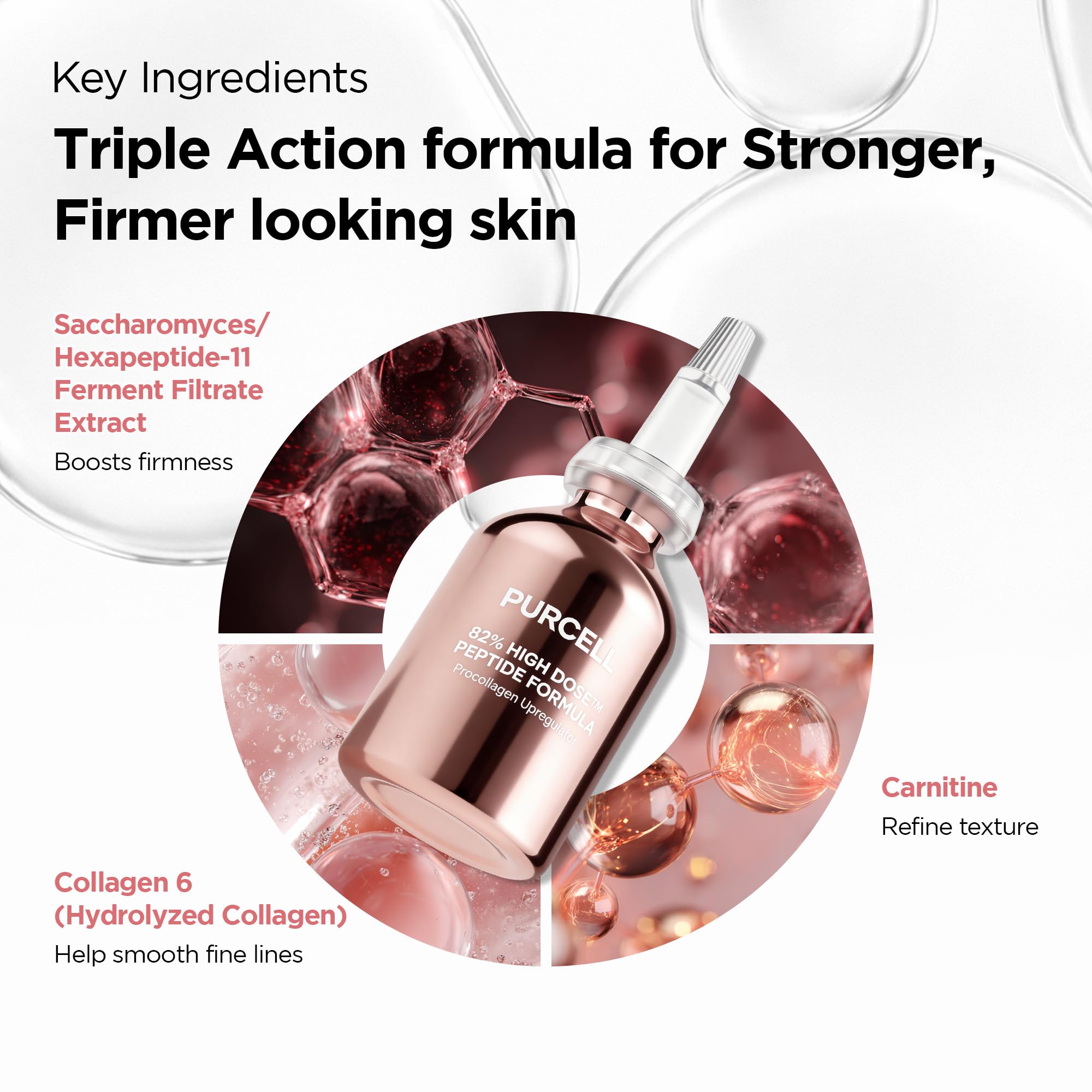PURCELL 82 High Dose Peptide Essence Serum Anti Aging 1 01 - PURCELL Official Product Imagery - 6