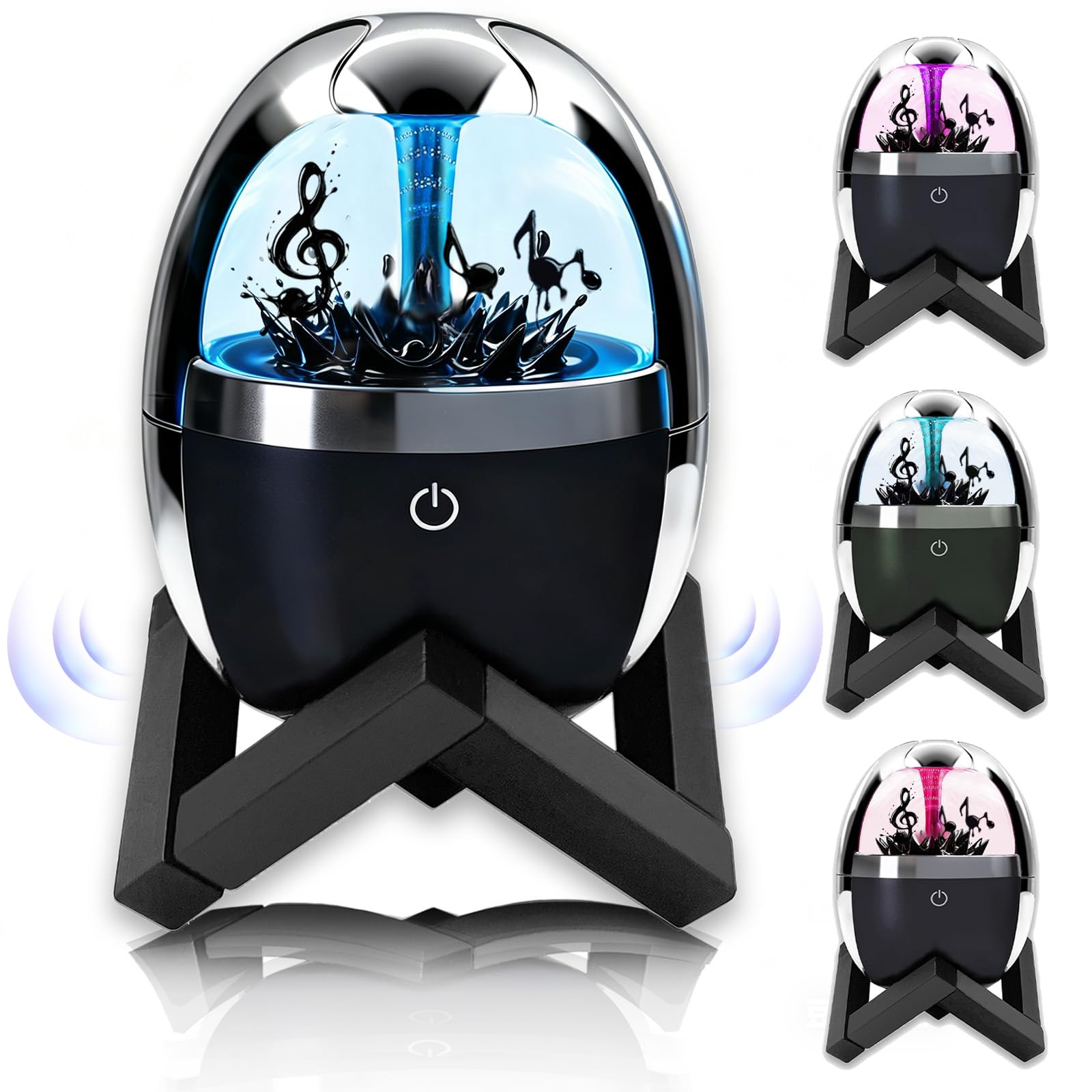 Dancing Ferrofluid Speaker,Magnetic Fluid Bluetooth Music Mate - Product Imagery
